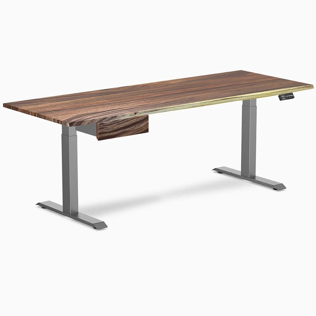Desky Dual Hardwood Standing Desk With Drawer - Image 24