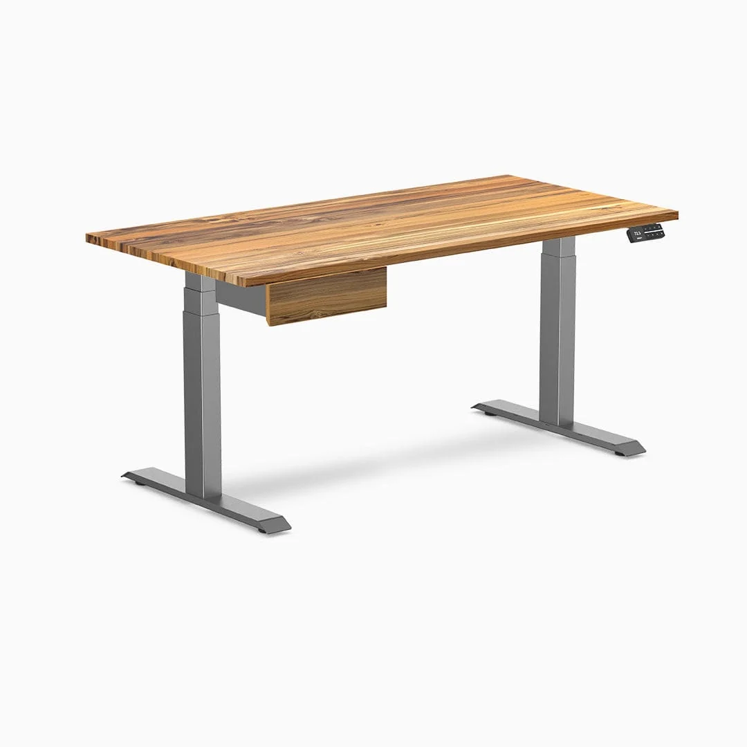 Desky Dual Hardwood Standing Desk With Drawer - Image 31