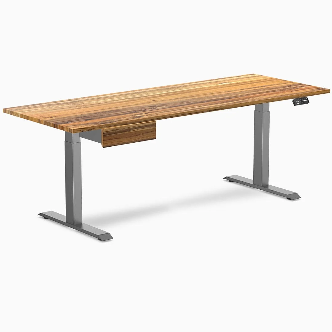 Desky Dual Hardwood Standing Desk With Drawer - Image 33