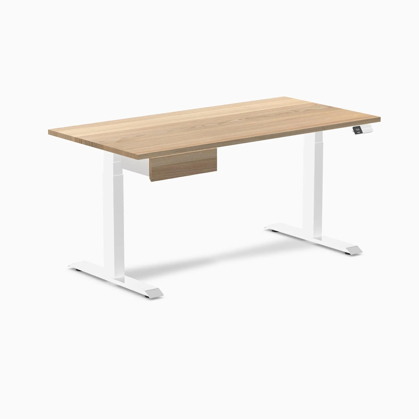Desky Dual Hardwood Standing Desk With Drawer - Image 74