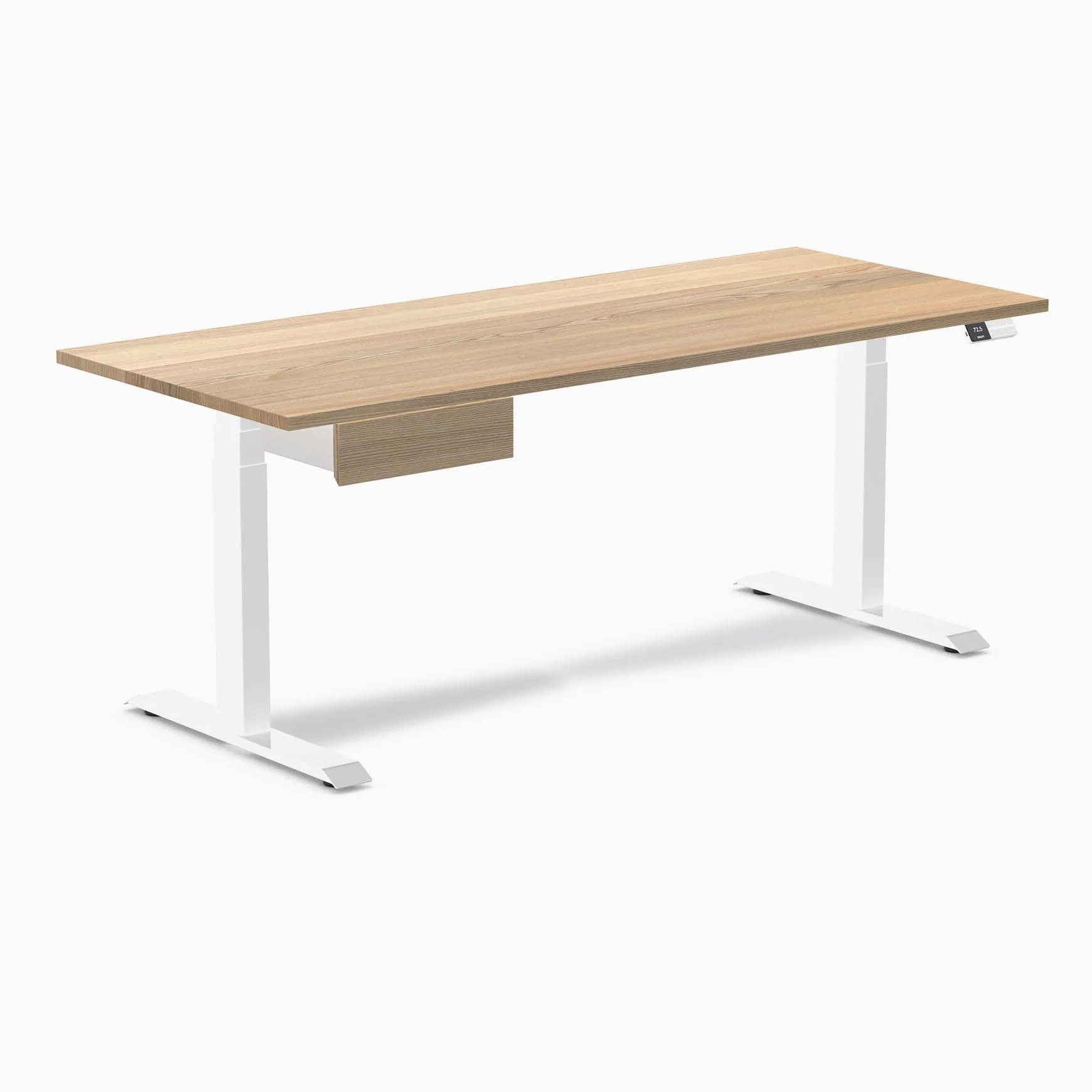 Desky Dual Hardwood Standing Desk With Drawer - Image 77