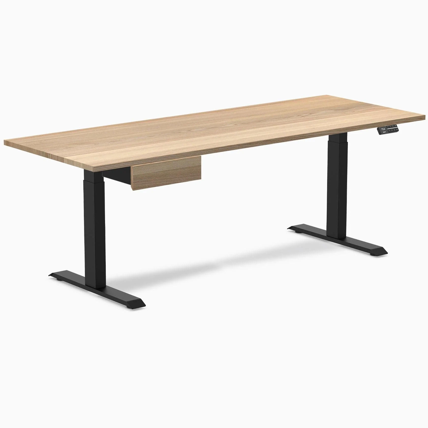 Desky Dual Hardwood Standing Desk With Drawer - Image 79