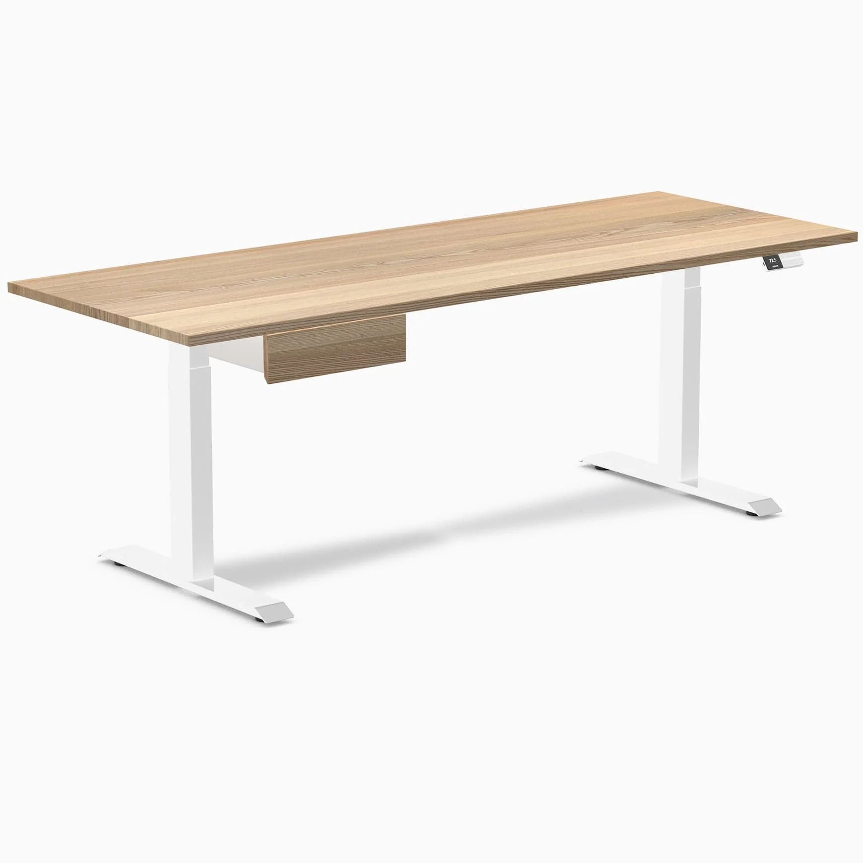 Desky Dual Hardwood Standing Desk With Drawer - Image 80