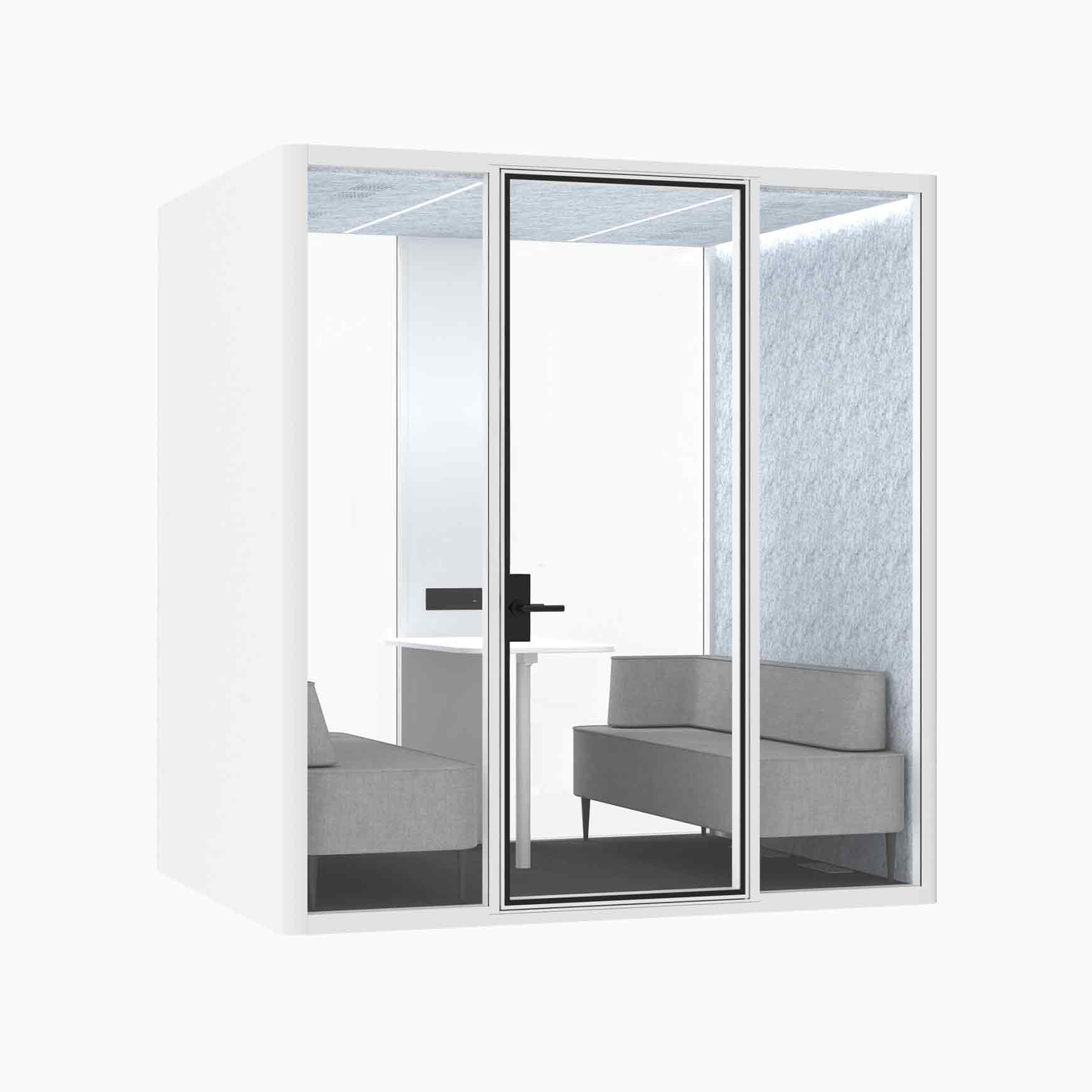 Hub Office Pod 4 Person Meeting Booth - Image 13