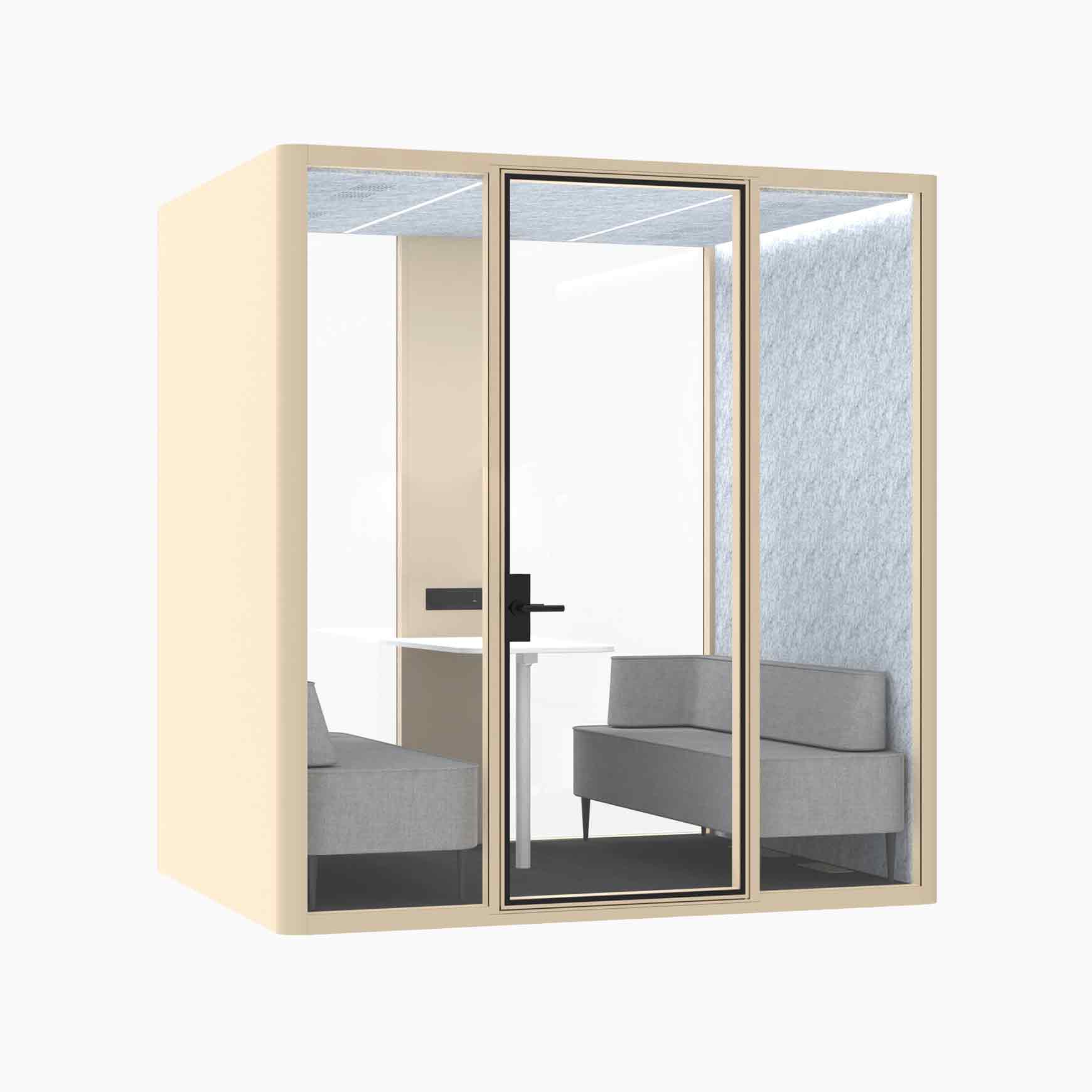 Hub Office Pod 4 Person Meeting Booth - Image 14