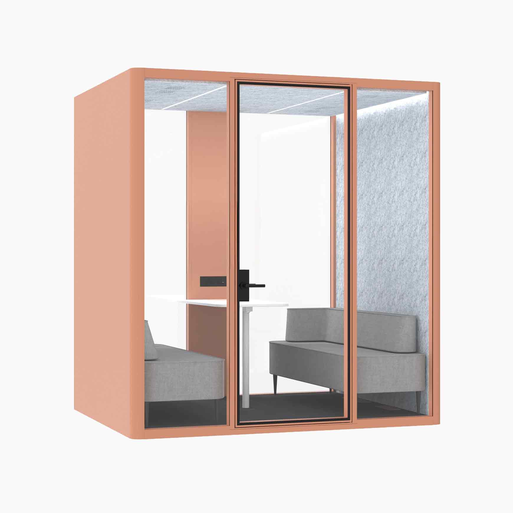 Hub Office Pod 4 Person Meeting Booth - Image 16