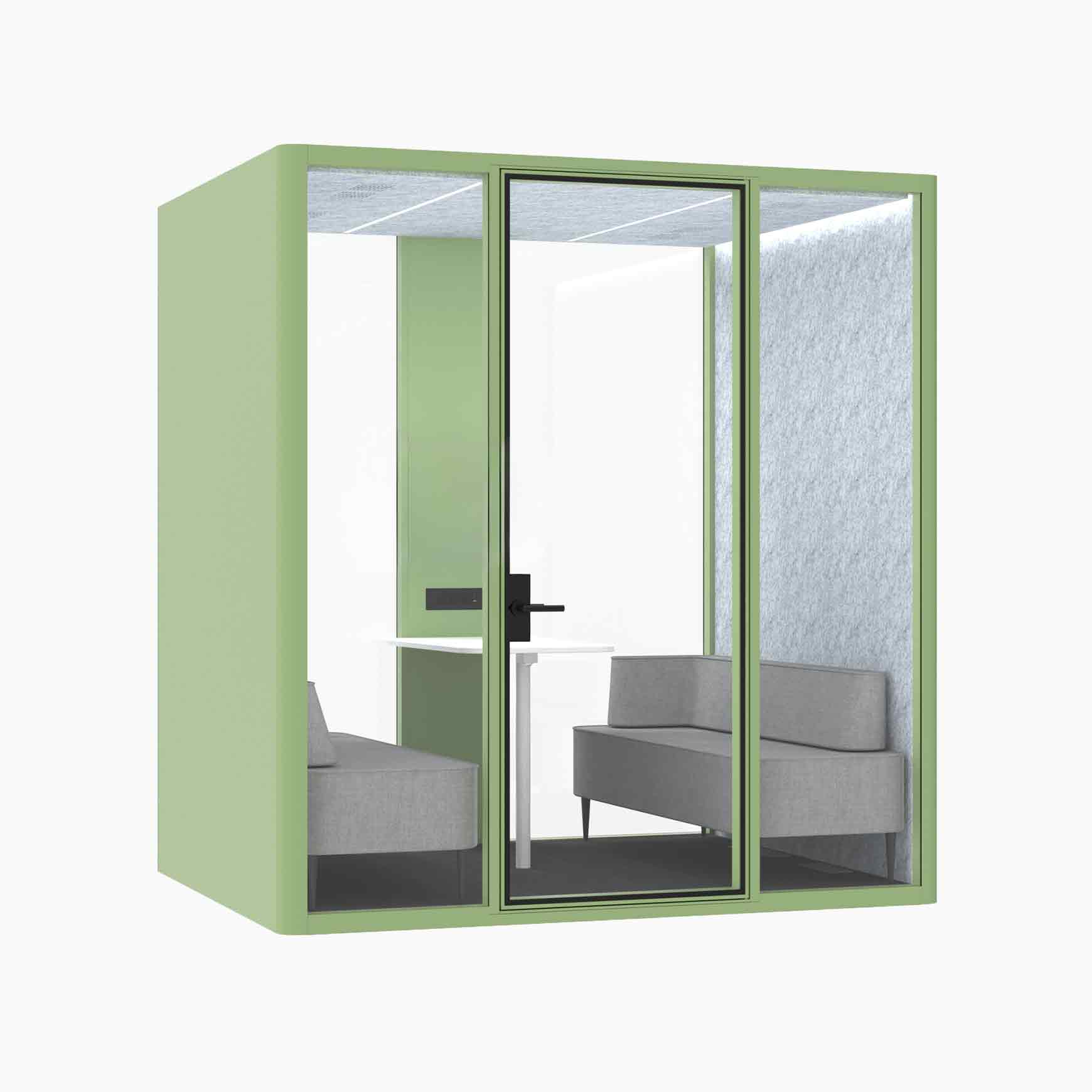 Hub Office Pod 4 Person Meeting Booth - Image 17