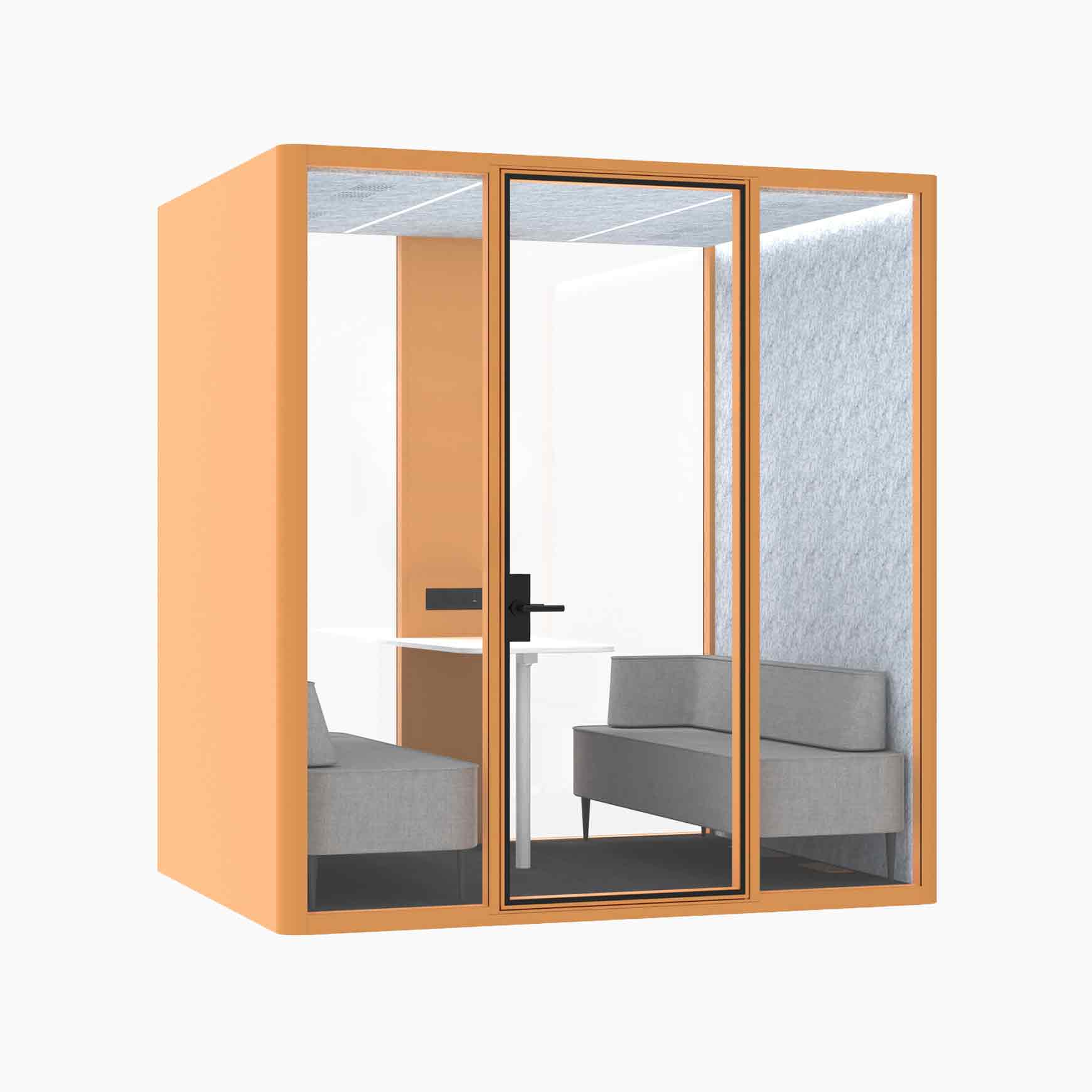Hub Office Pod 4 Person Meeting Booth - Image 18