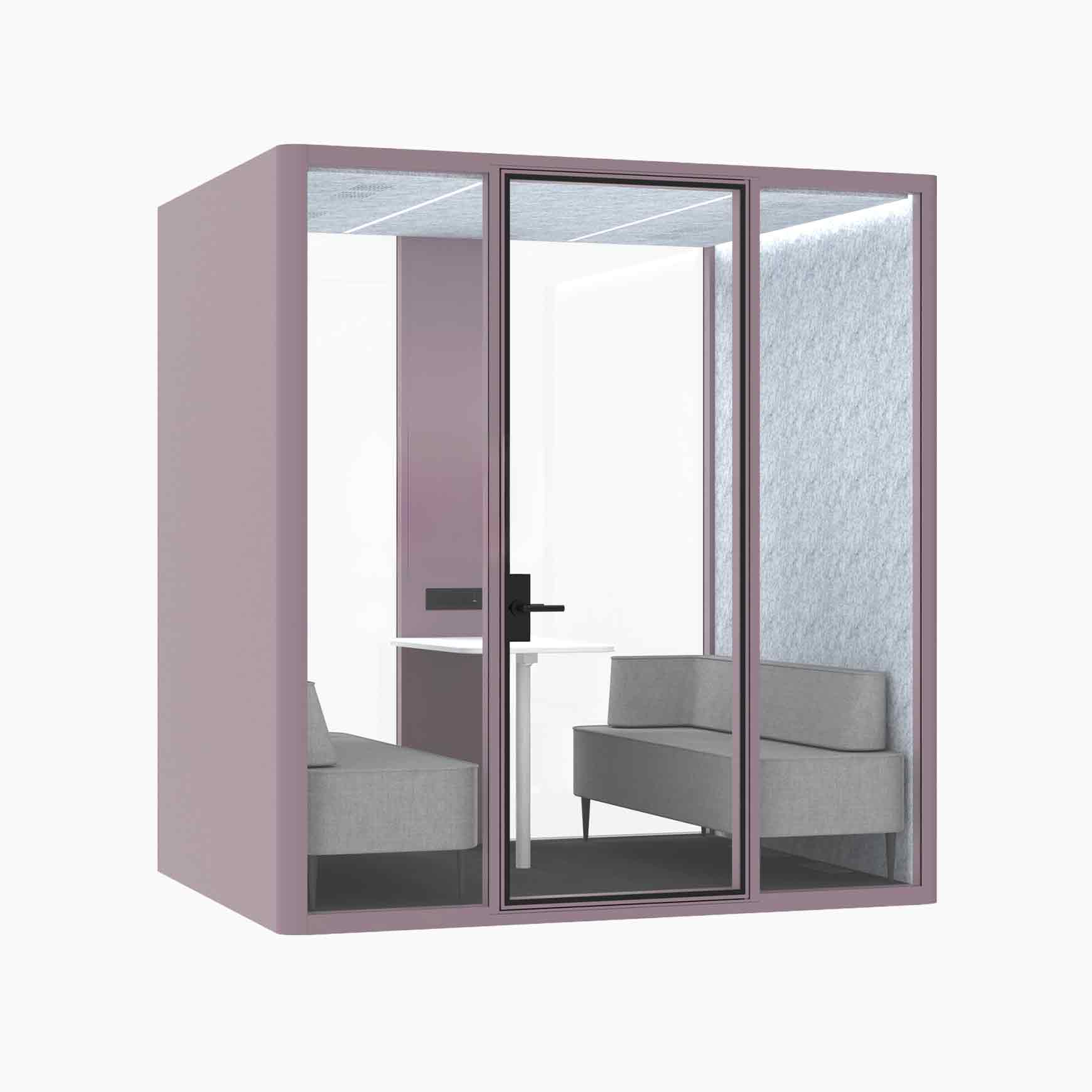 Hub Office Pod 4 Person Meeting Booth - Image 19