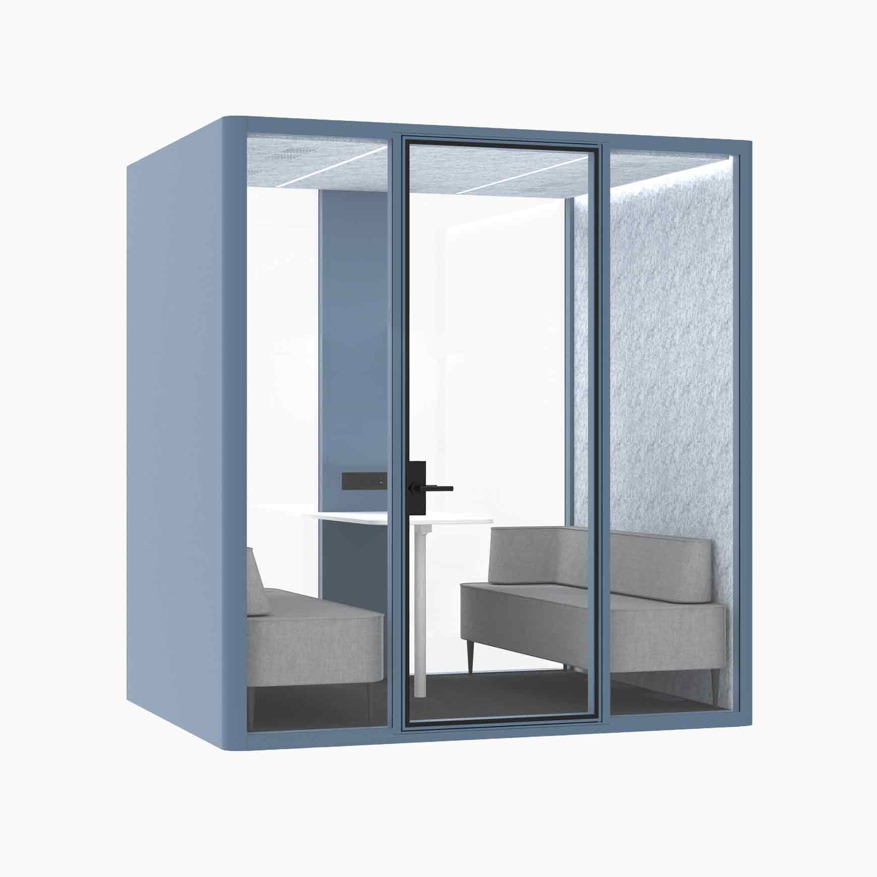 Hub Office Pod 4 Person Meeting Booth - Image 20