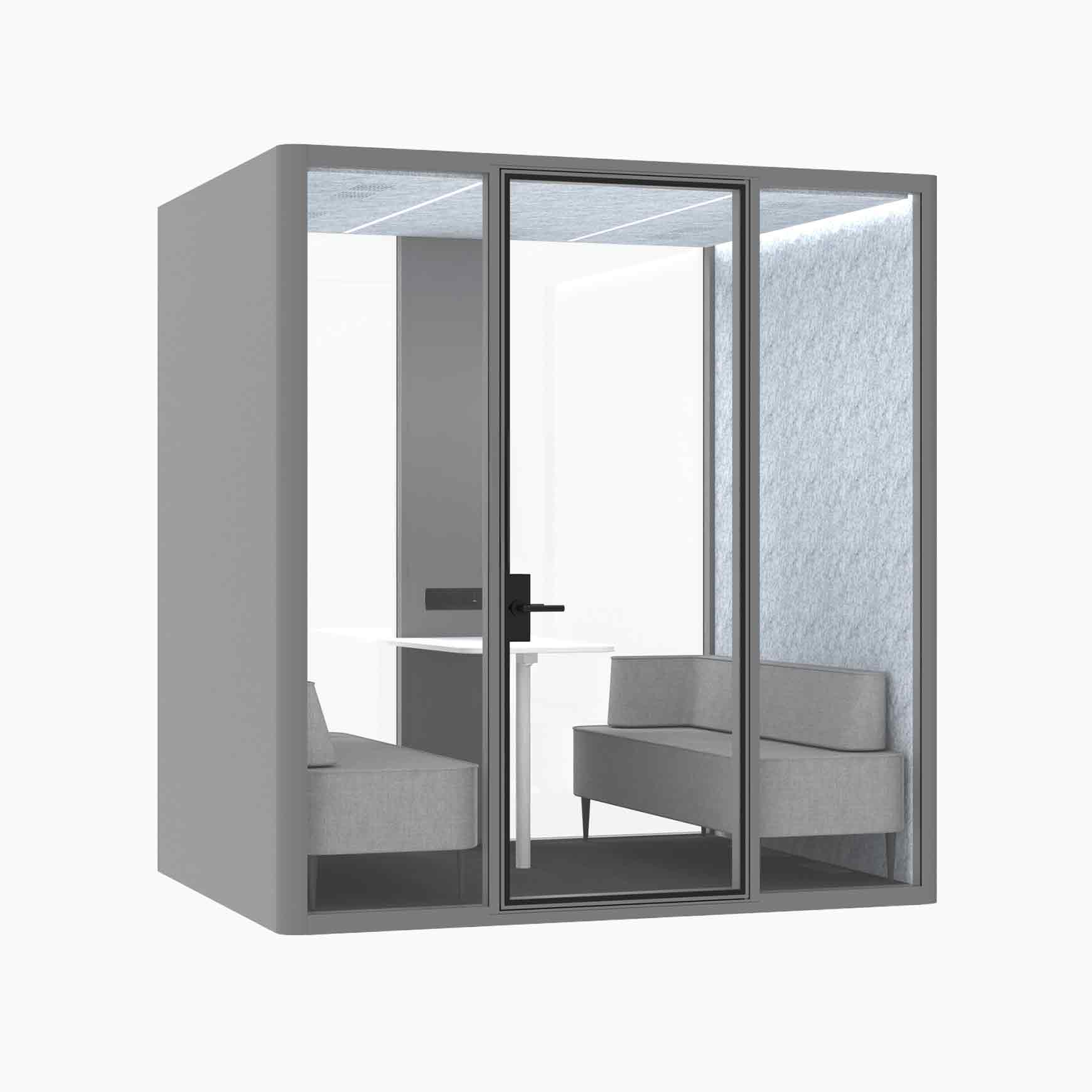 Hub Office Pod 4 Person Meeting Booth - Image 21
