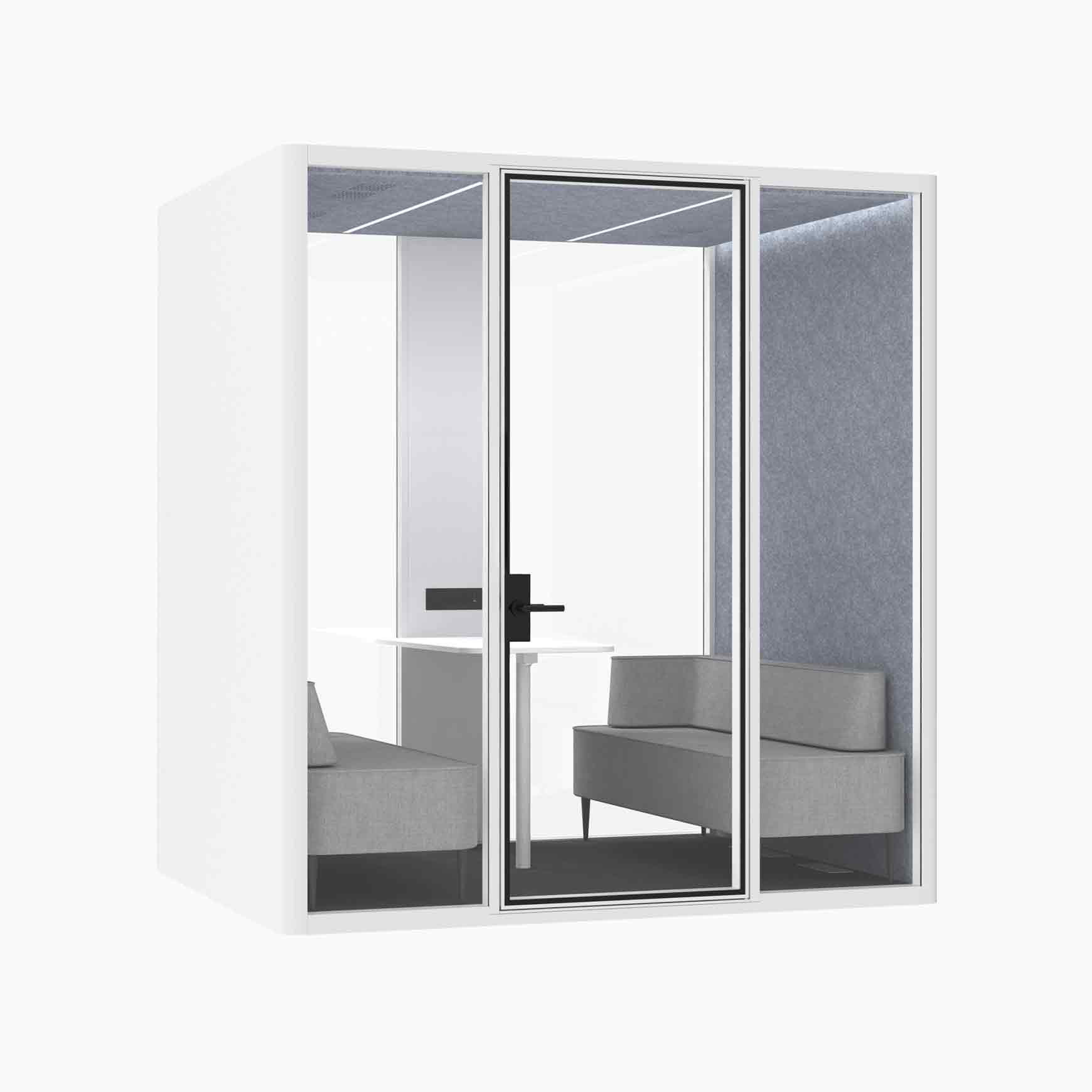 Hub Office Pod 4 Person Meeting Booth - Image 3