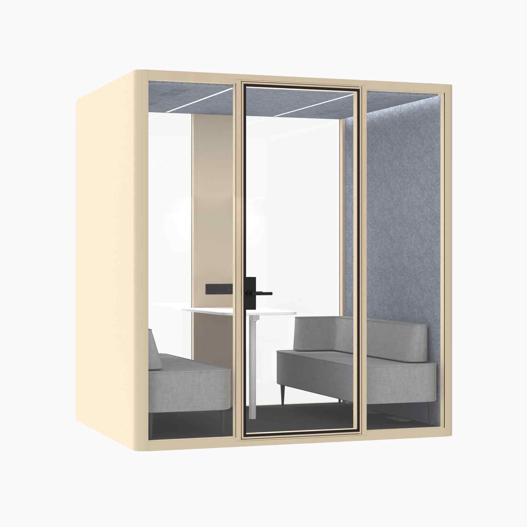 Hub Office Pod 4 Person Meeting Booth - Image 4
