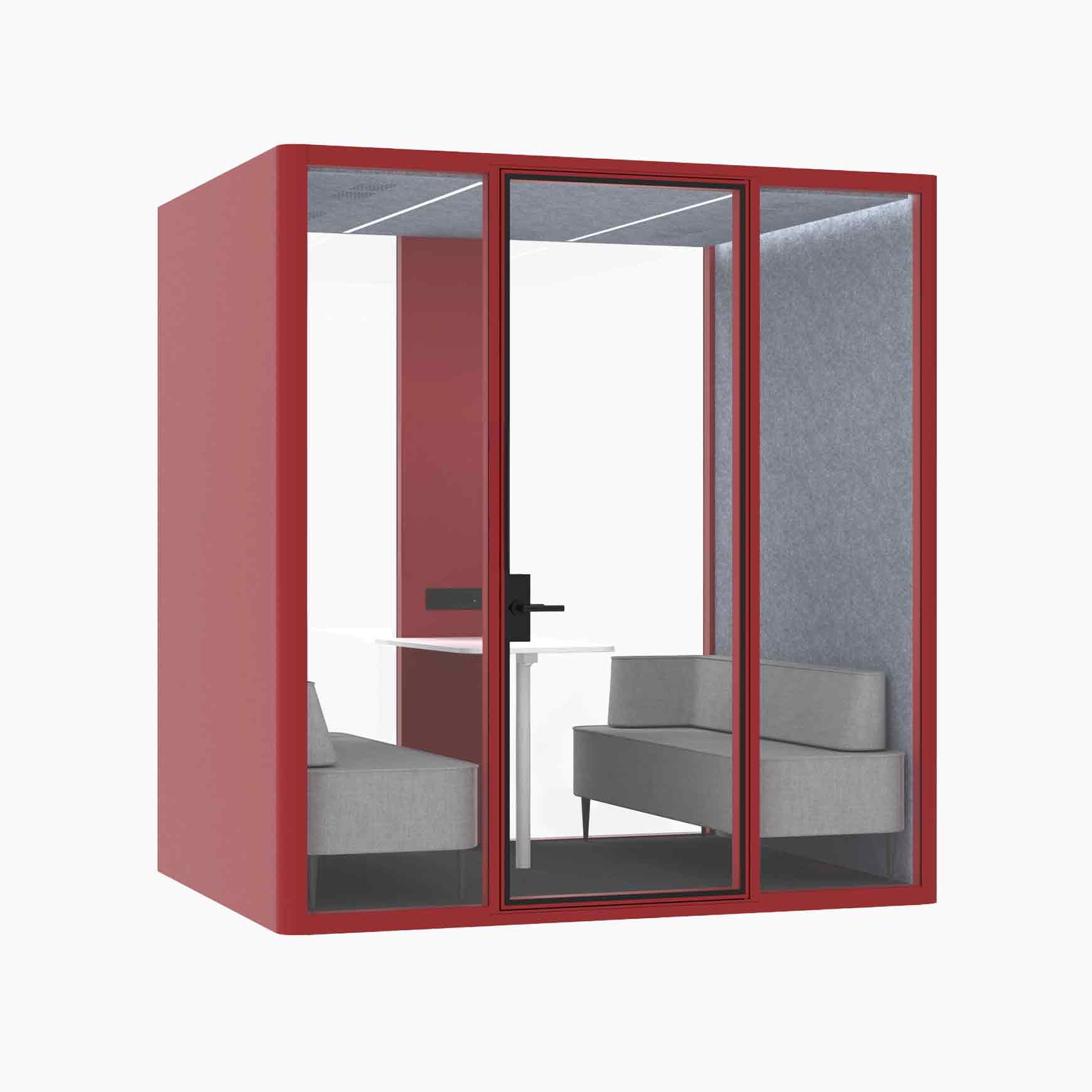 Hub Office Pod 4 Person Meeting Booth - Image 5