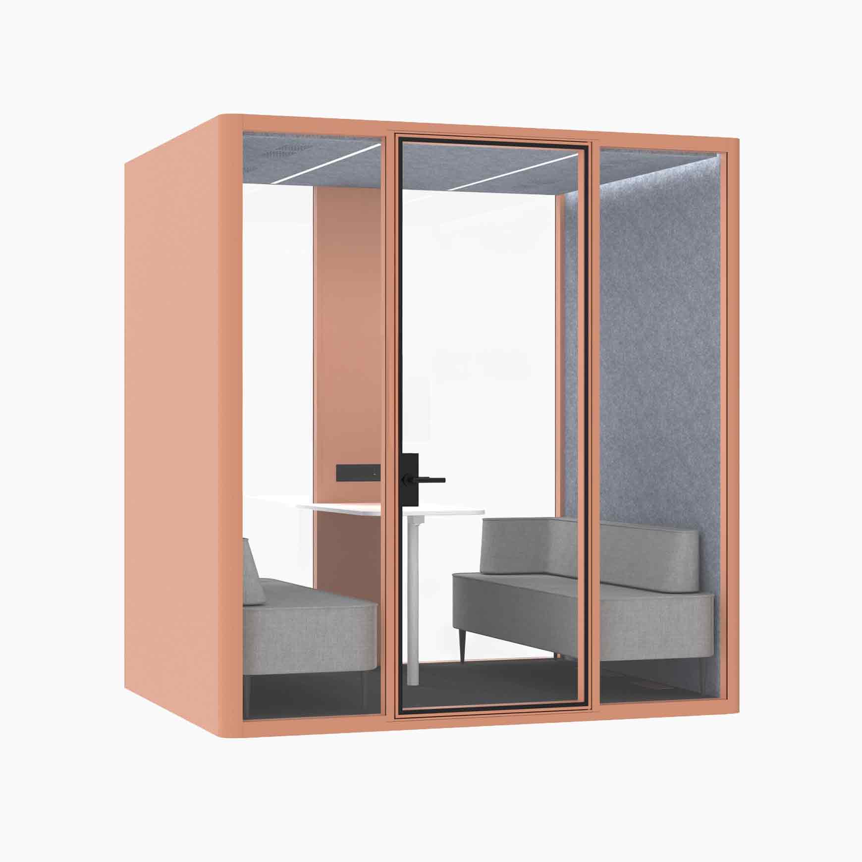 Hub Office Pod 4 Person Meeting Booth - Image 6