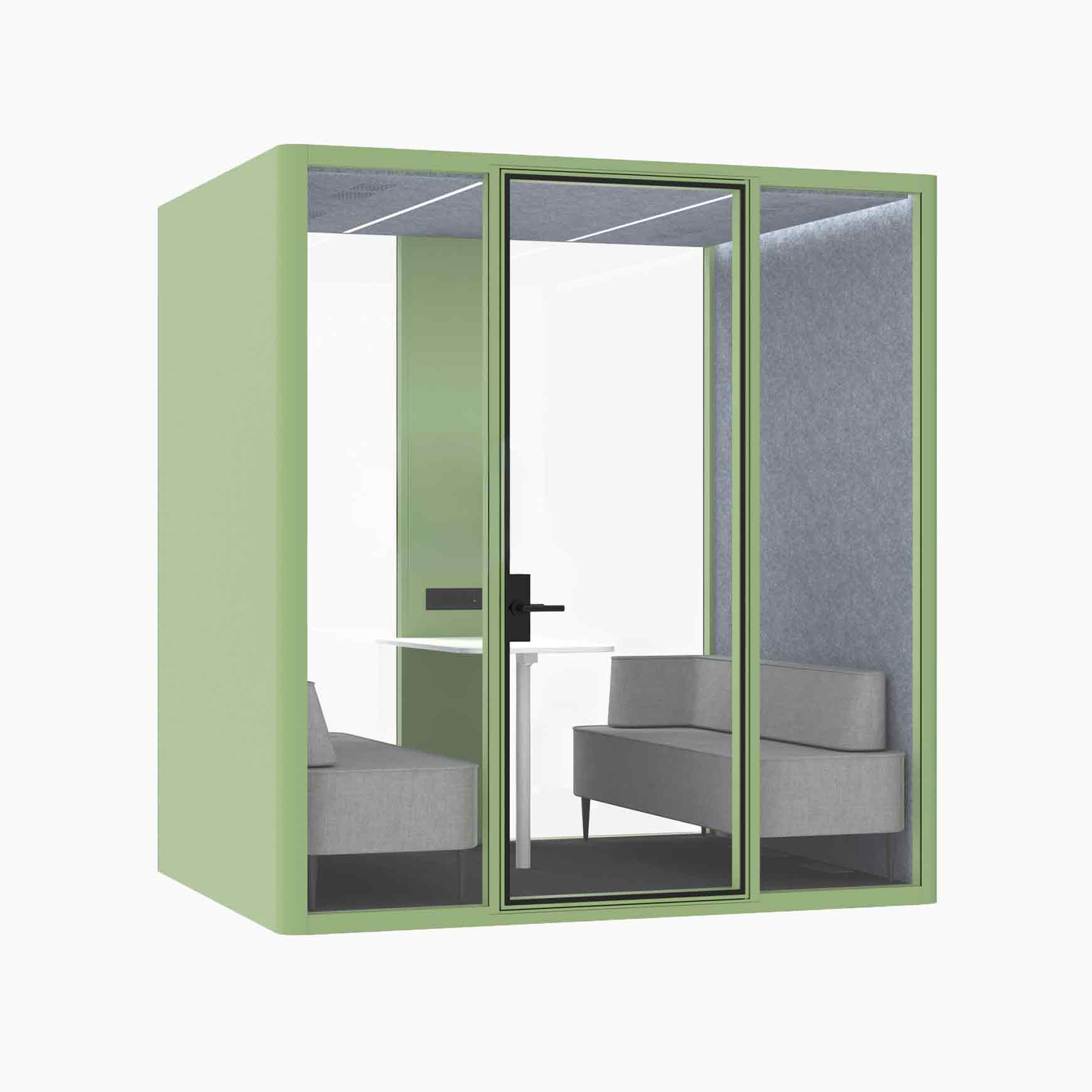 Hub Office Pod 4 Person Meeting Booth - Image 7
