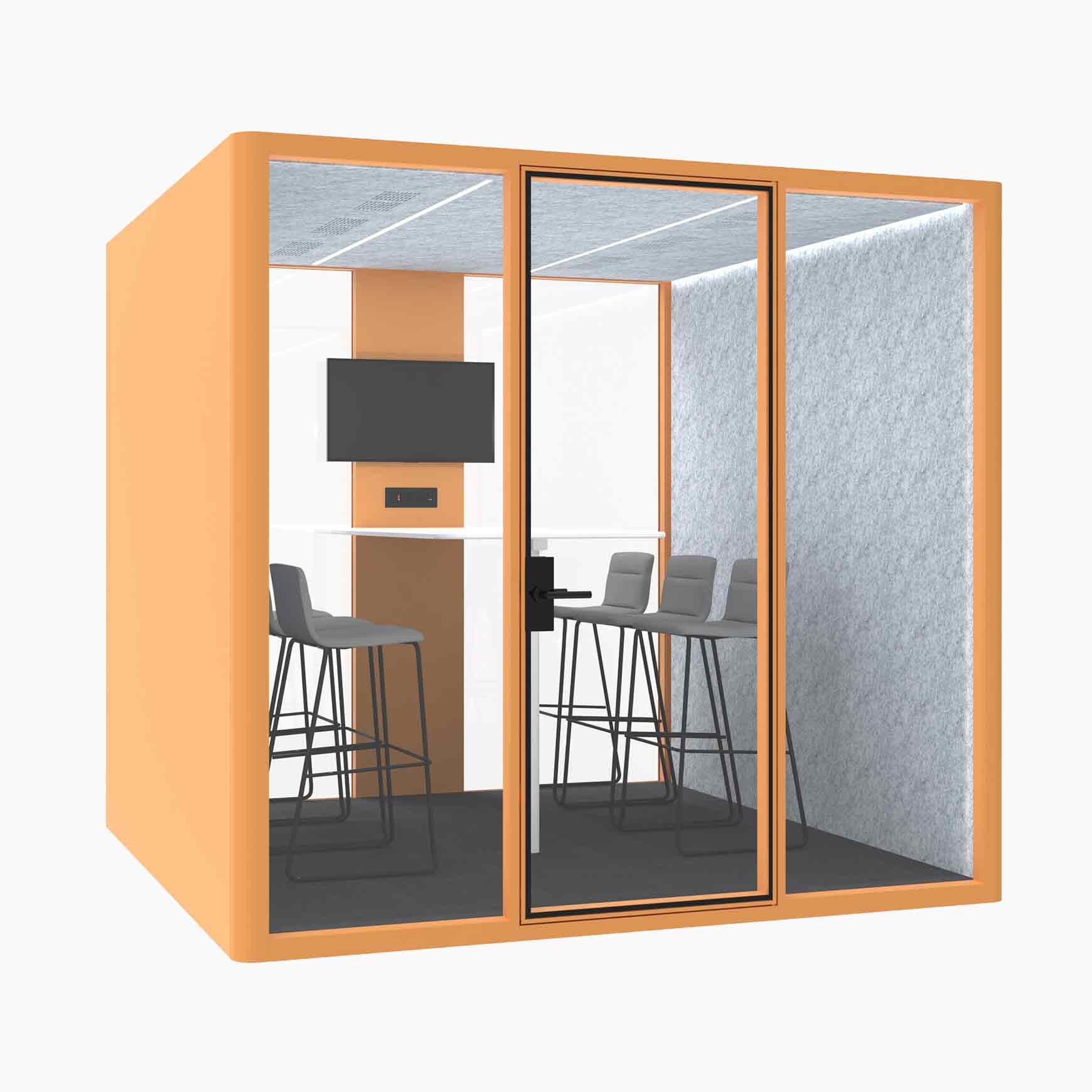 Hub Office Pod 6 Person Meeting Room Booth - Image 19