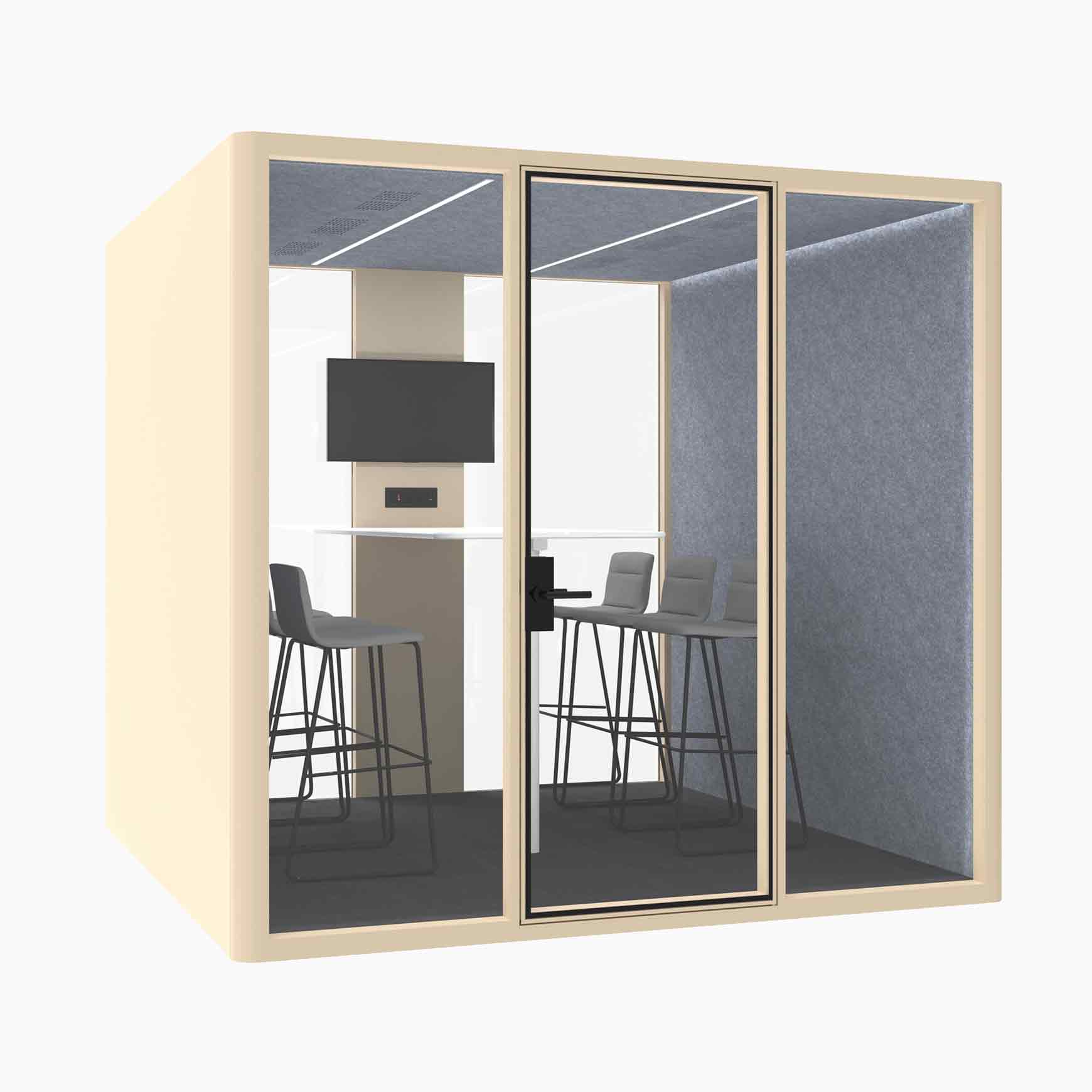 Hub Office Pod 6 Person Meeting Room Booth - Image 5
