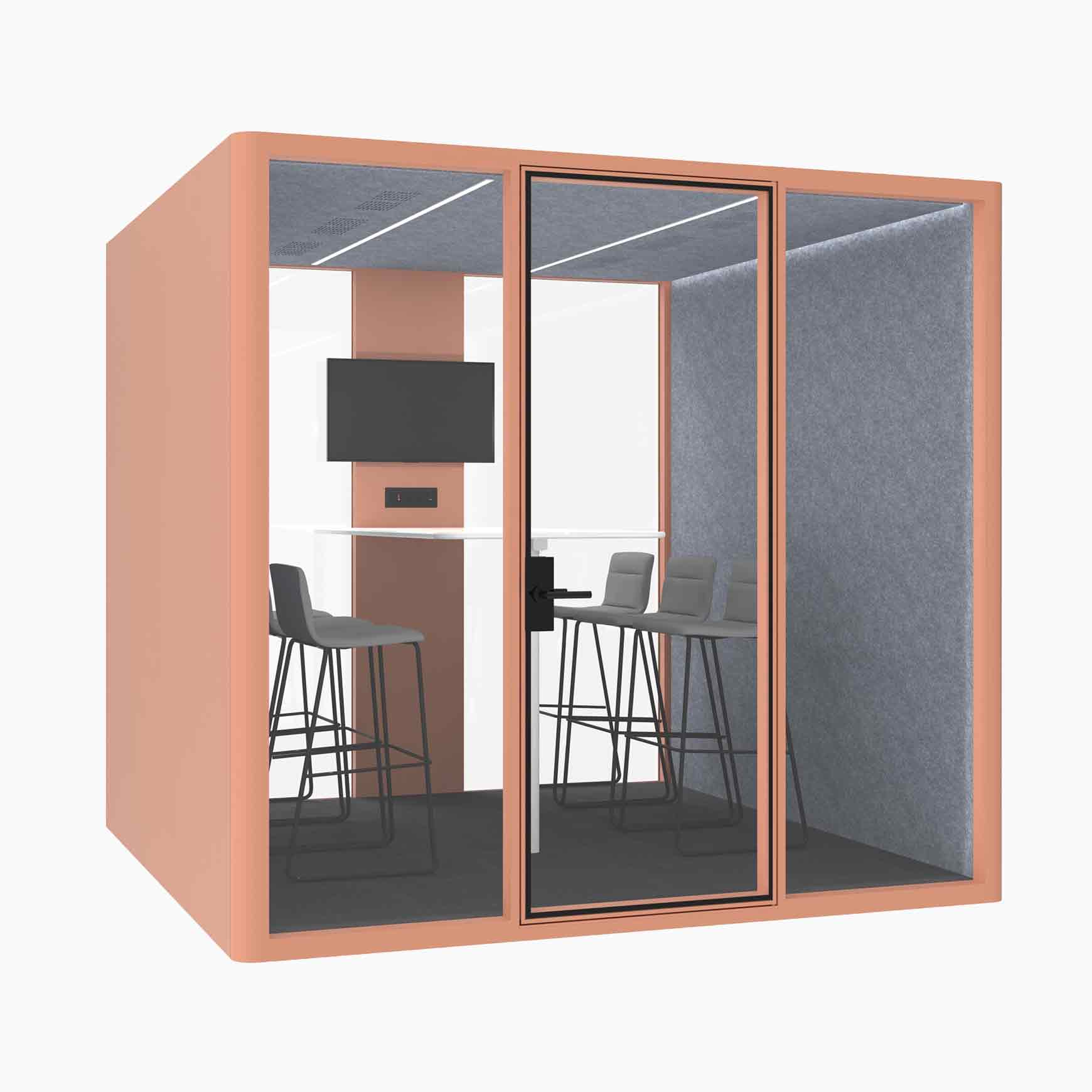 Hub Office Pod 6 Person Meeting Room Booth - Image 7