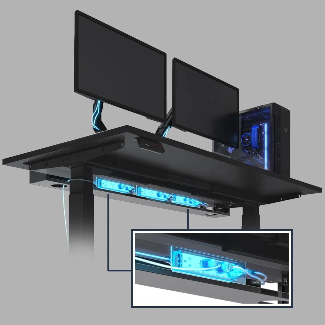 Desky Integrated Cable & Power Channel - Image 3