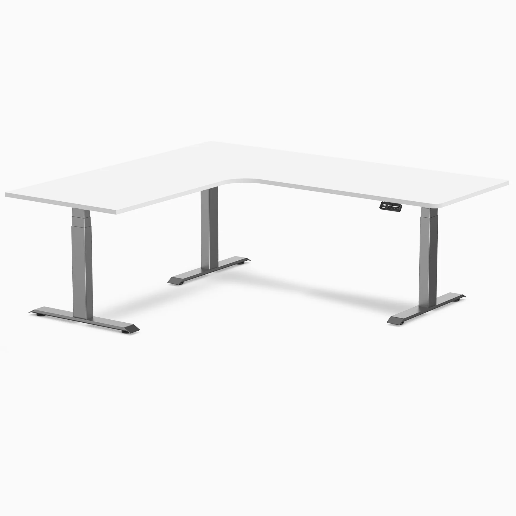 Desky L-Shape Melamine Sit Stand Desk - Image 102