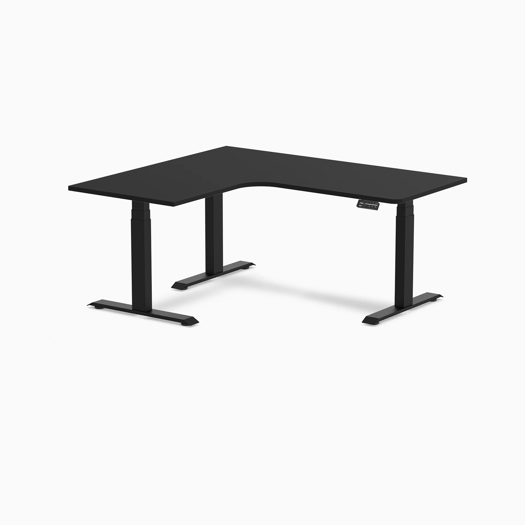 Desky L-Shape Melamine Sit Stand Desk - Image 103