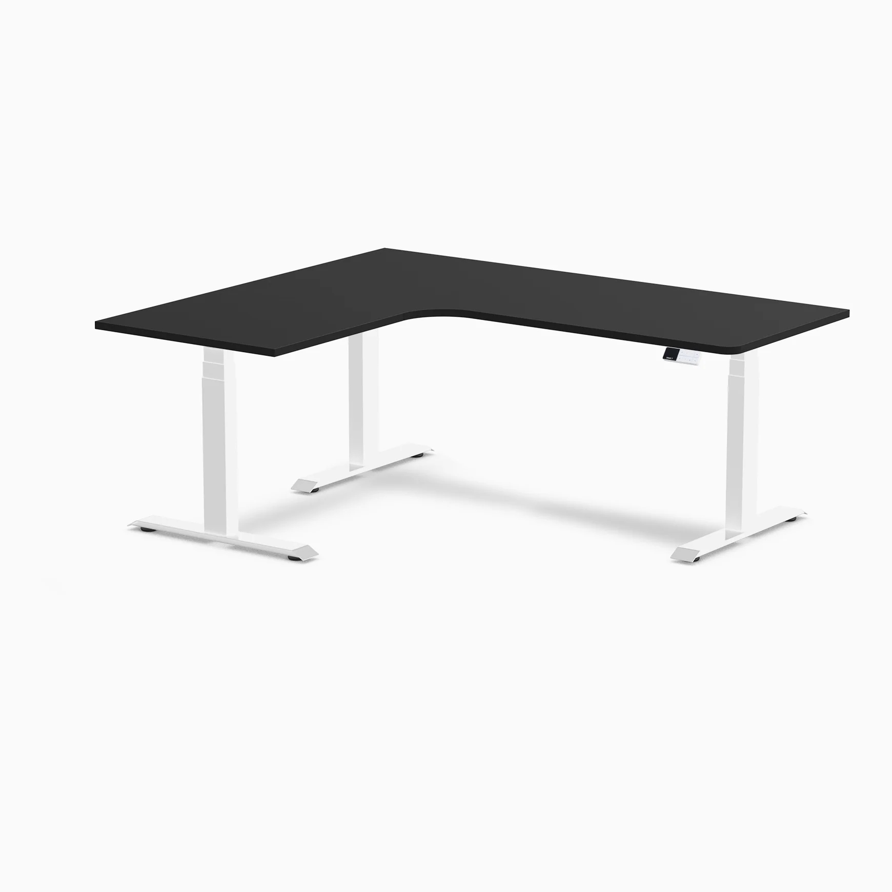 Desky L-Shape Melamine Sit Stand Desk - Image 107