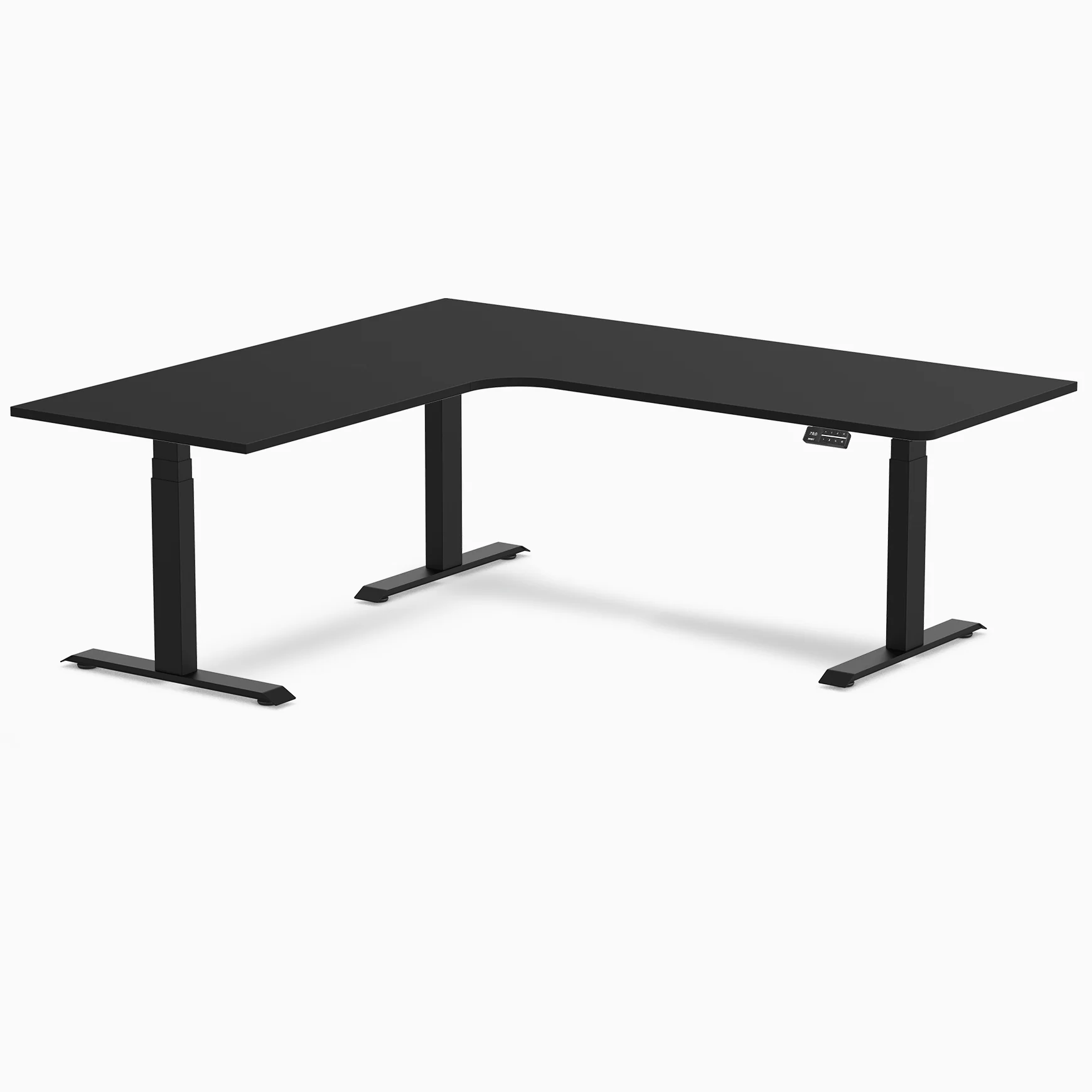 Desky L-Shape Melamine Sit Stand Desk - Image 109