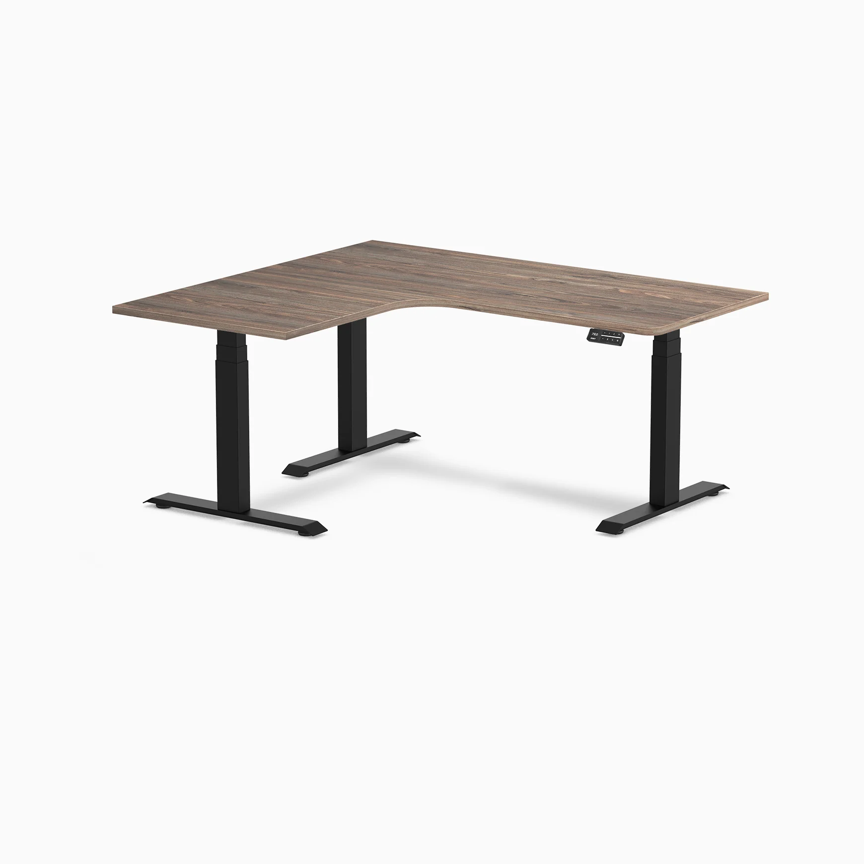 Desky L-Shape Melamine Sit Stand Desk - Image 112