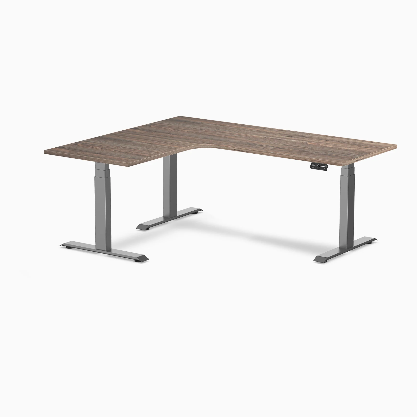 Desky L-Shape Melamine Sit Stand Desk - Image 117