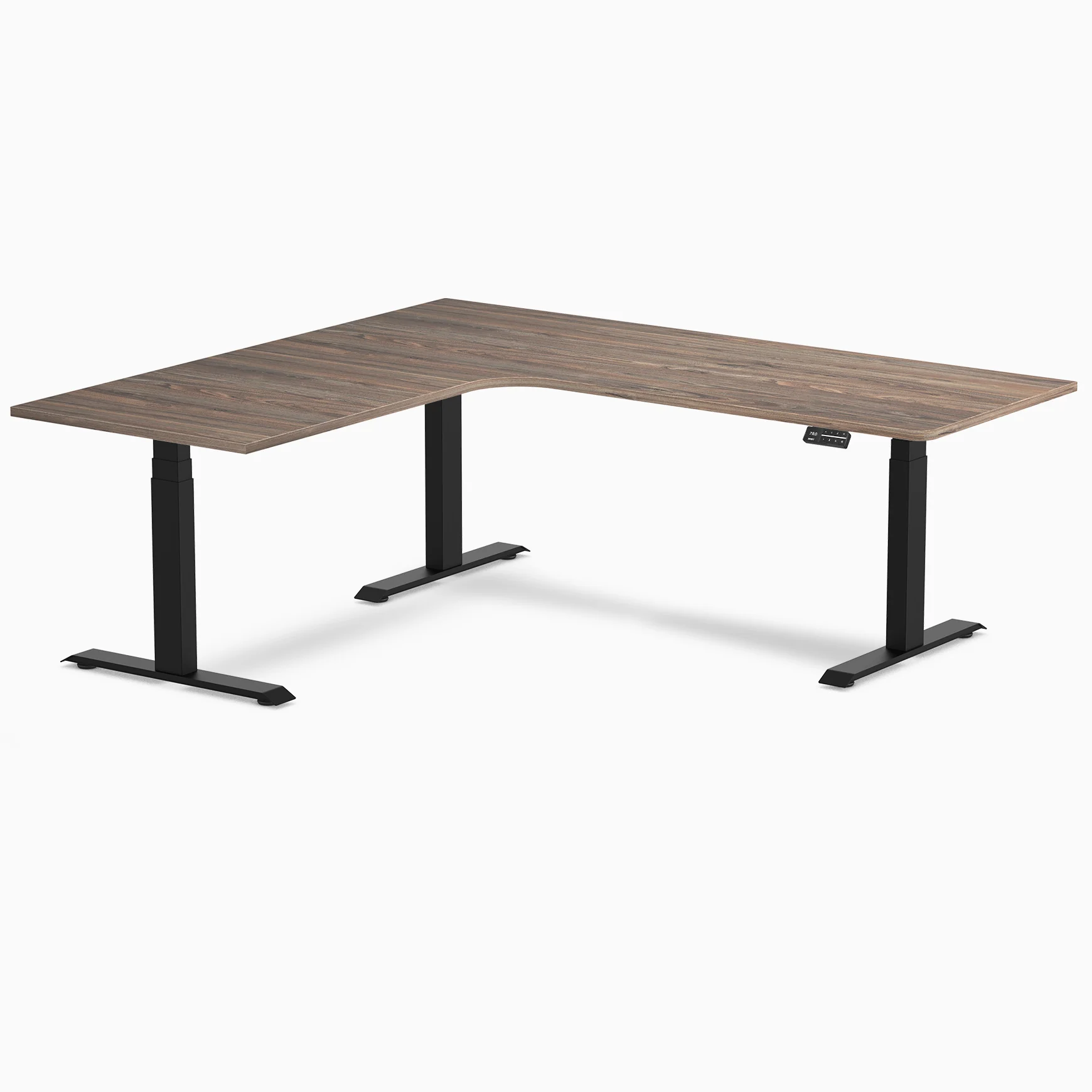 Desky L-Shape Melamine Sit Stand Desk - Image 118