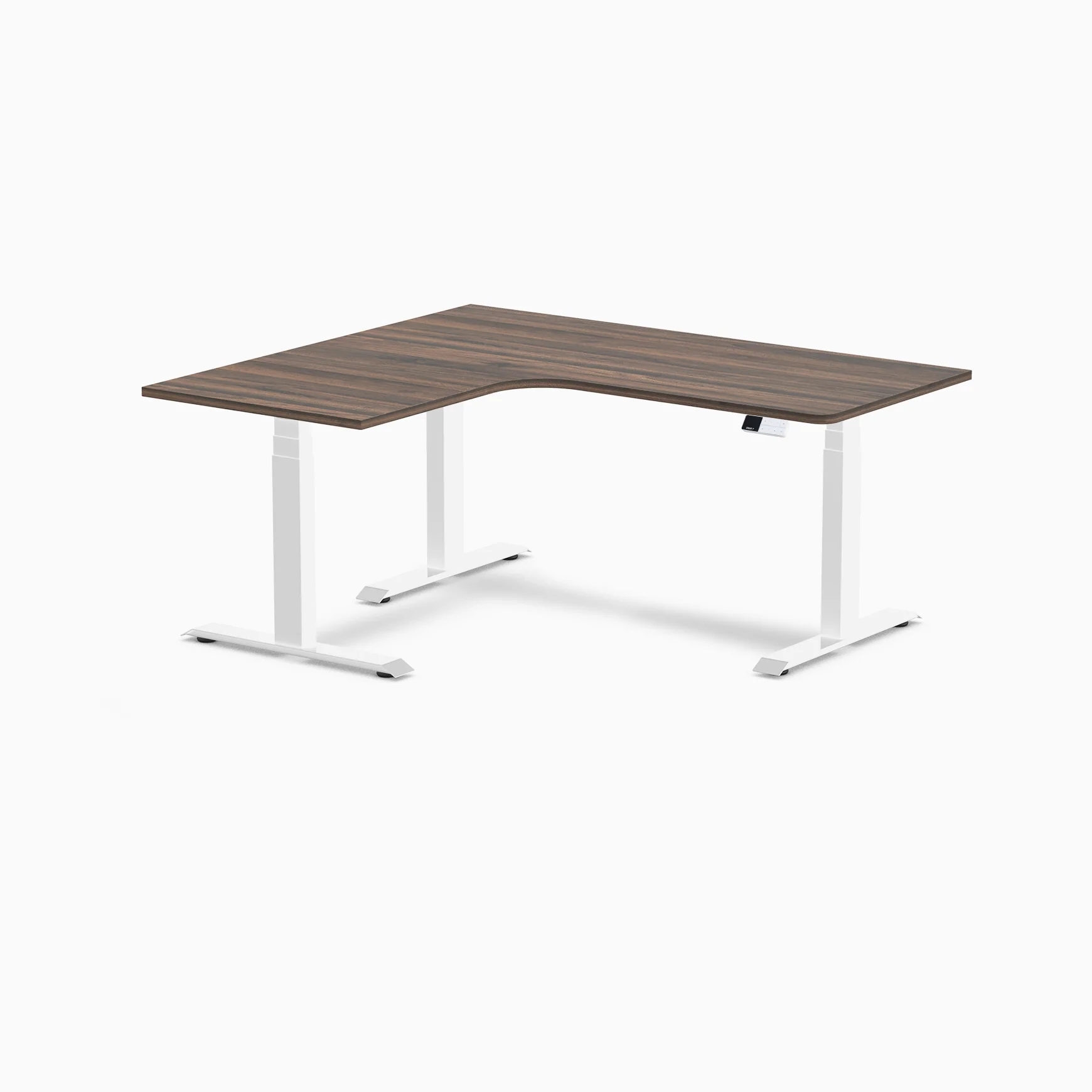 Desky L-Shape Melamine Sit Stand Desk - Image 122