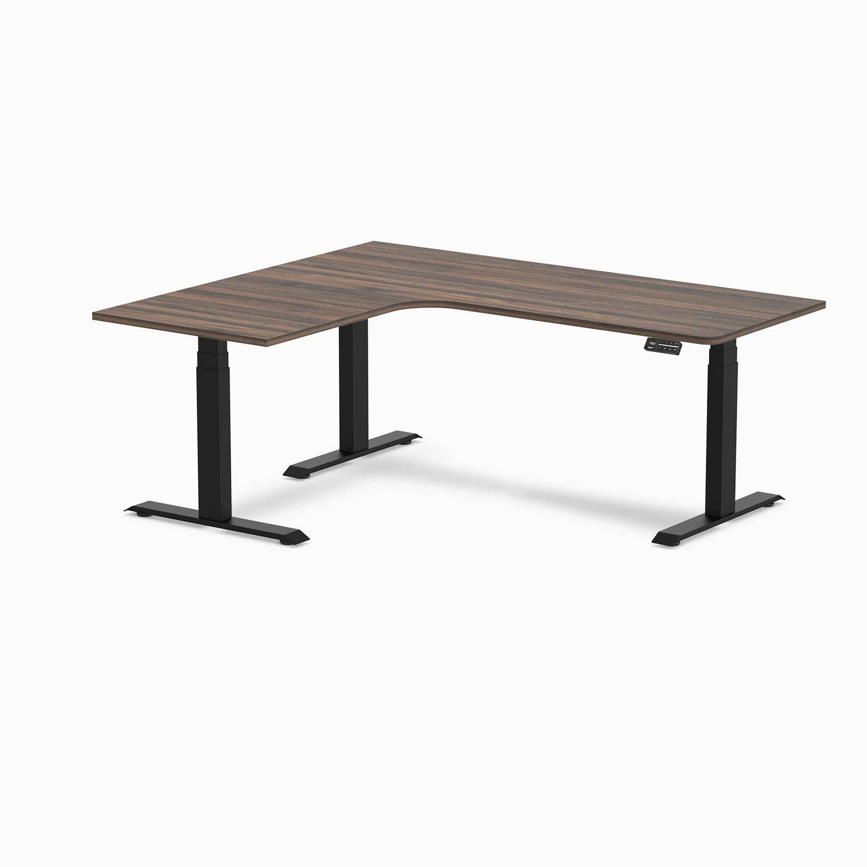 Desky L-Shape Melamine Sit Stand Desk - Image 124
