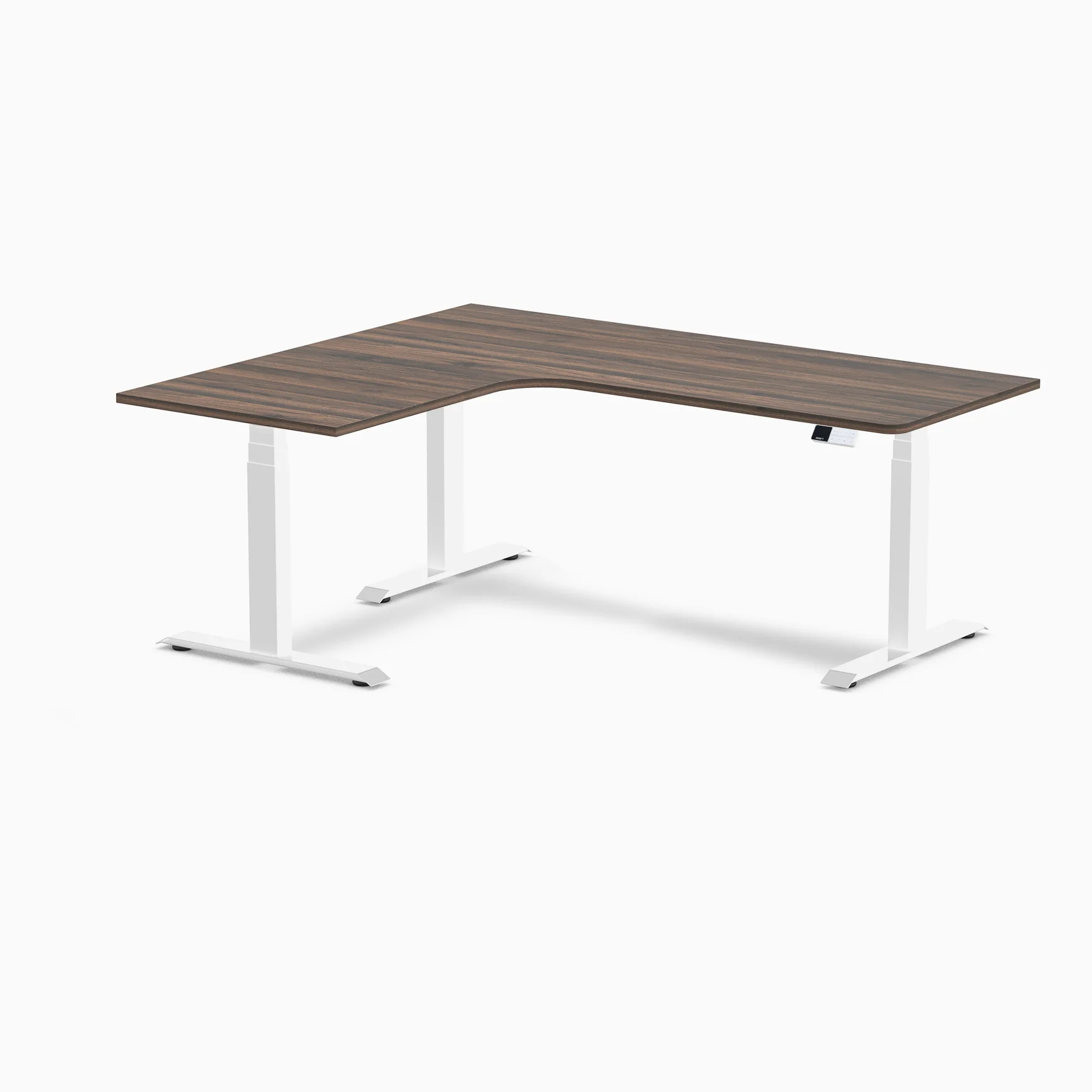 Desky L-Shape Melamine Sit Stand Desk - Image 125