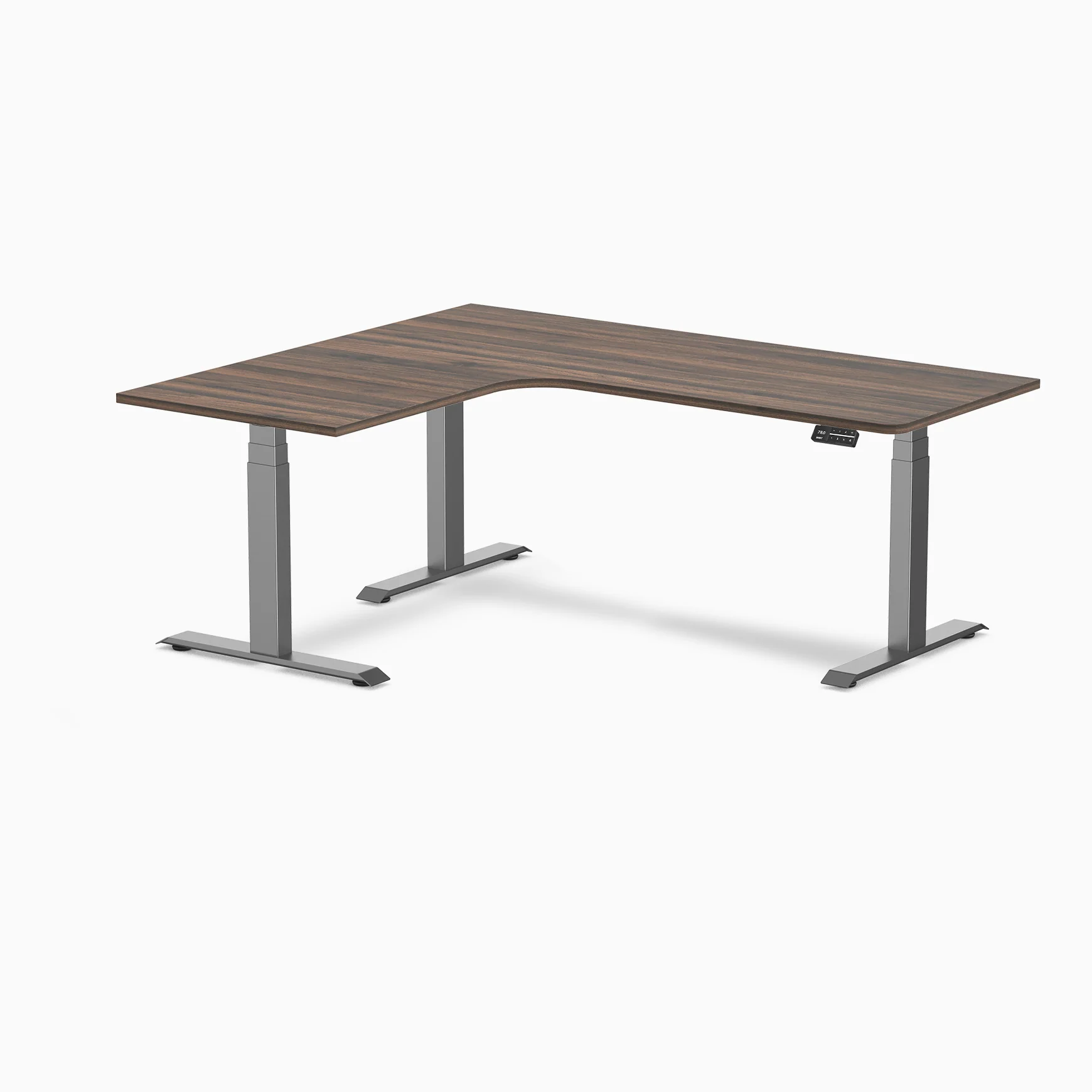 Desky L-Shape Melamine Sit Stand Desk - Image 126