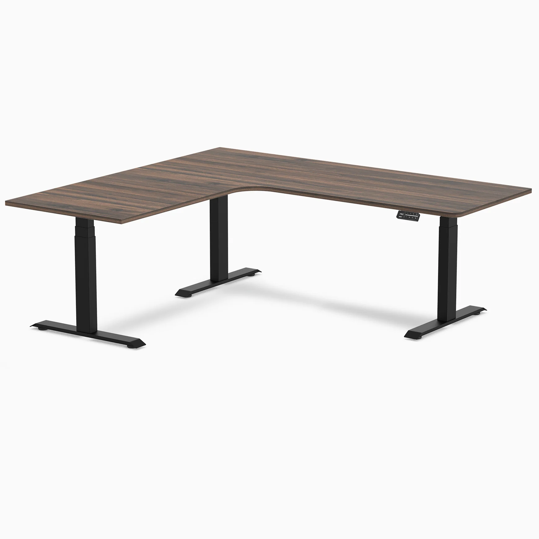 Desky L-Shape Melamine Sit Stand Desk - Image 127