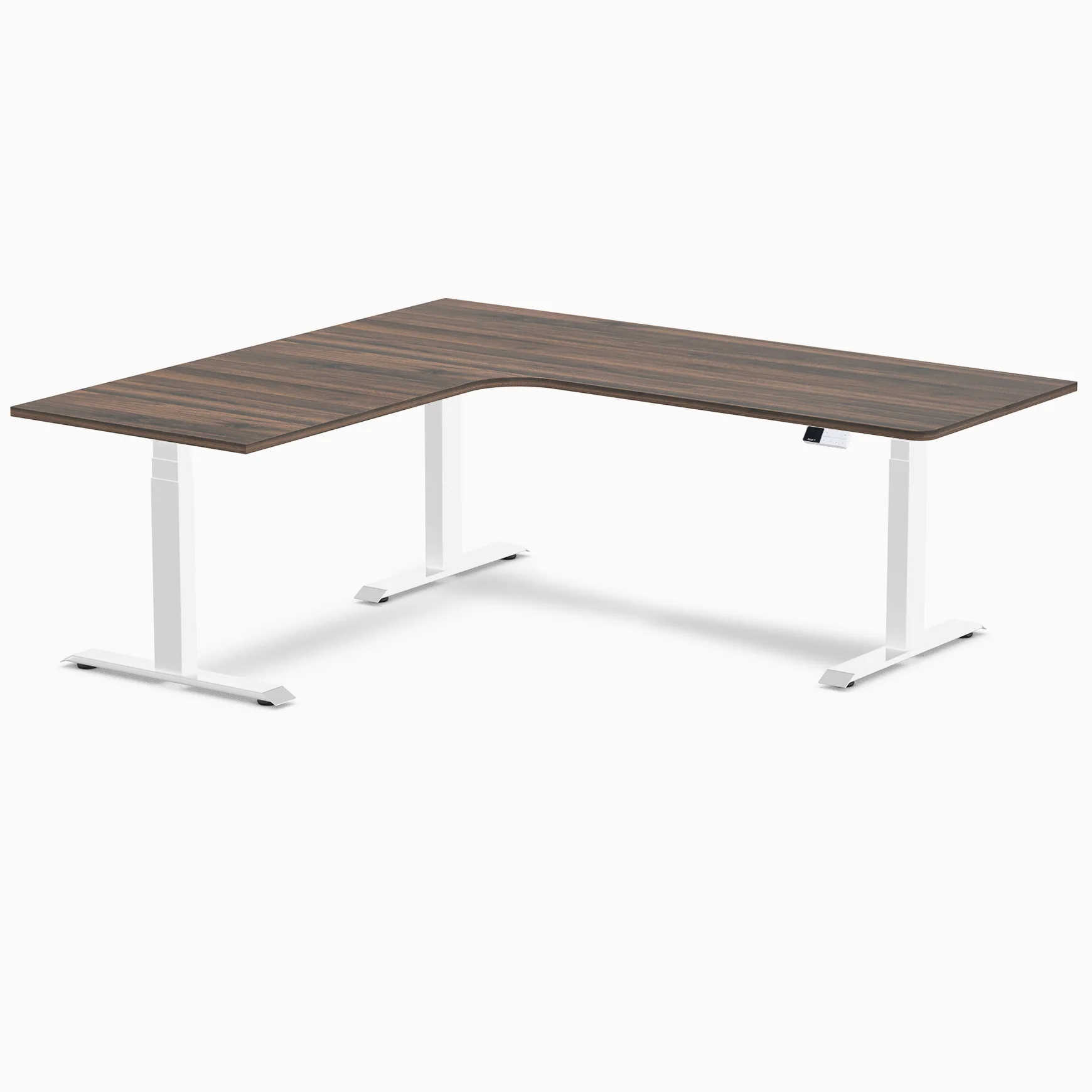 Desky L-Shape Melamine Sit Stand Desk - Image 128