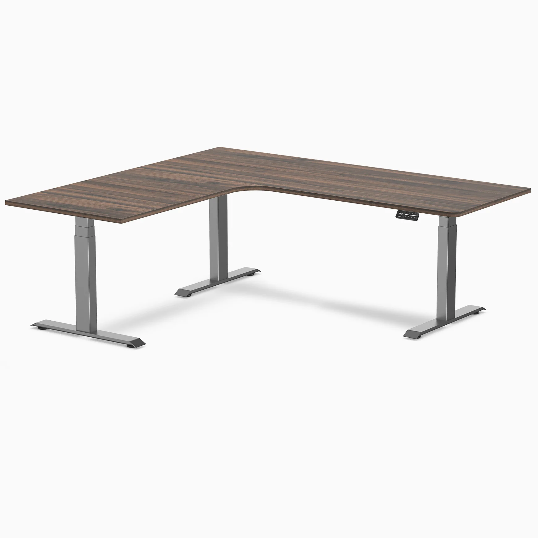 Desky L-Shape Melamine Sit Stand Desk - Image 129