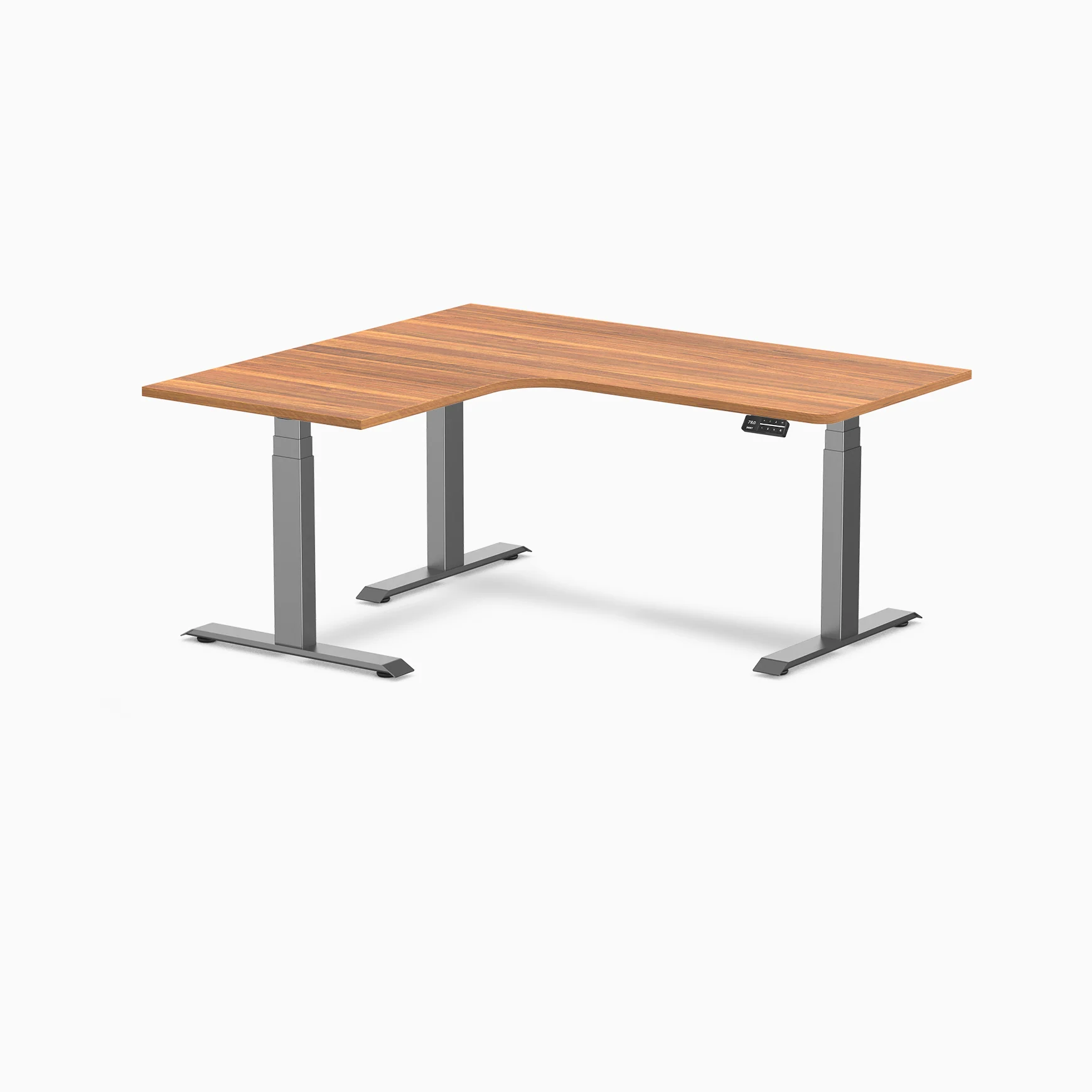 Desky L-Shape Melamine Sit Stand Desk - Image 132