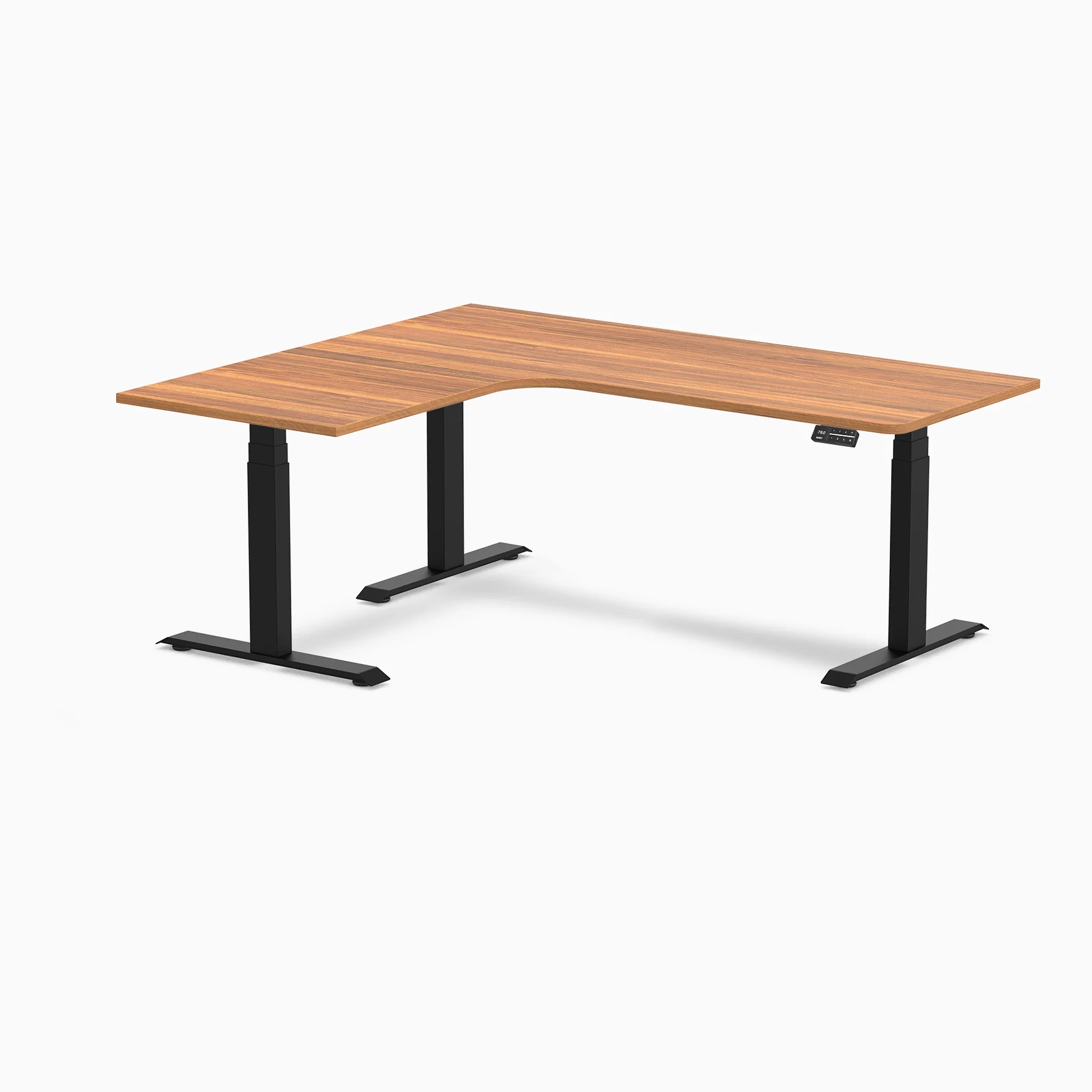 Desky L-Shape Melamine Sit Stand Desk - Image 133