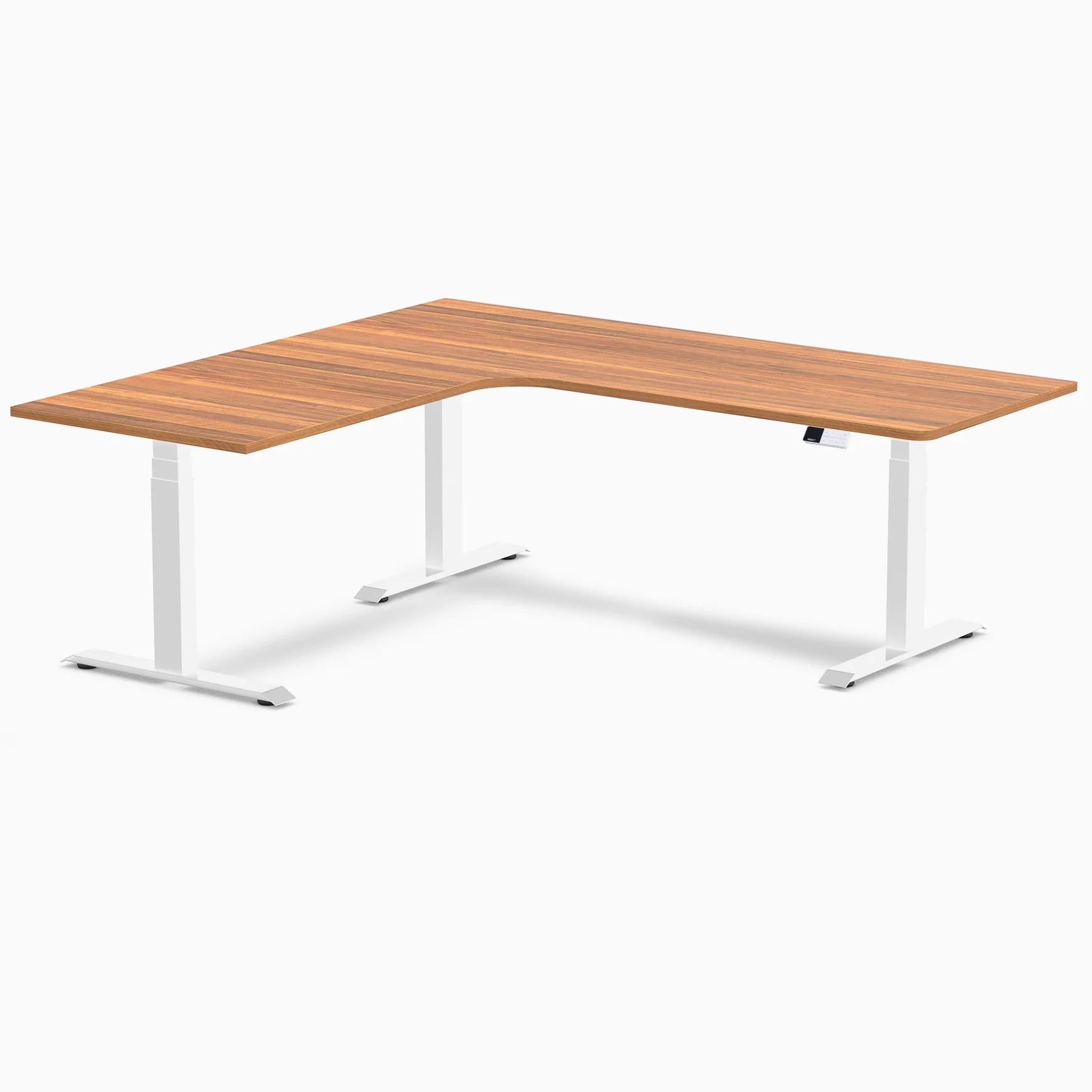 Desky L-Shape Melamine Sit Stand Desk - Image 137