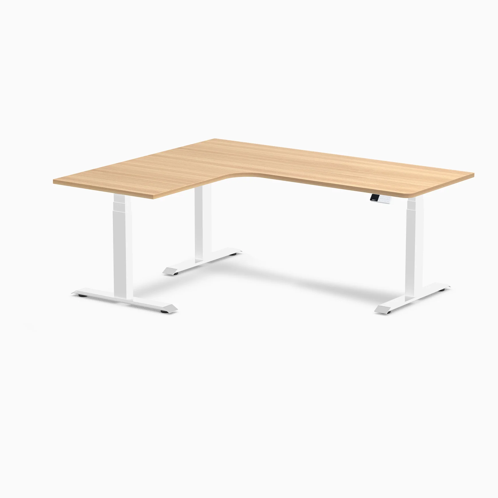 Desky L-Shape Melamine Sit Stand Desk - Image 143