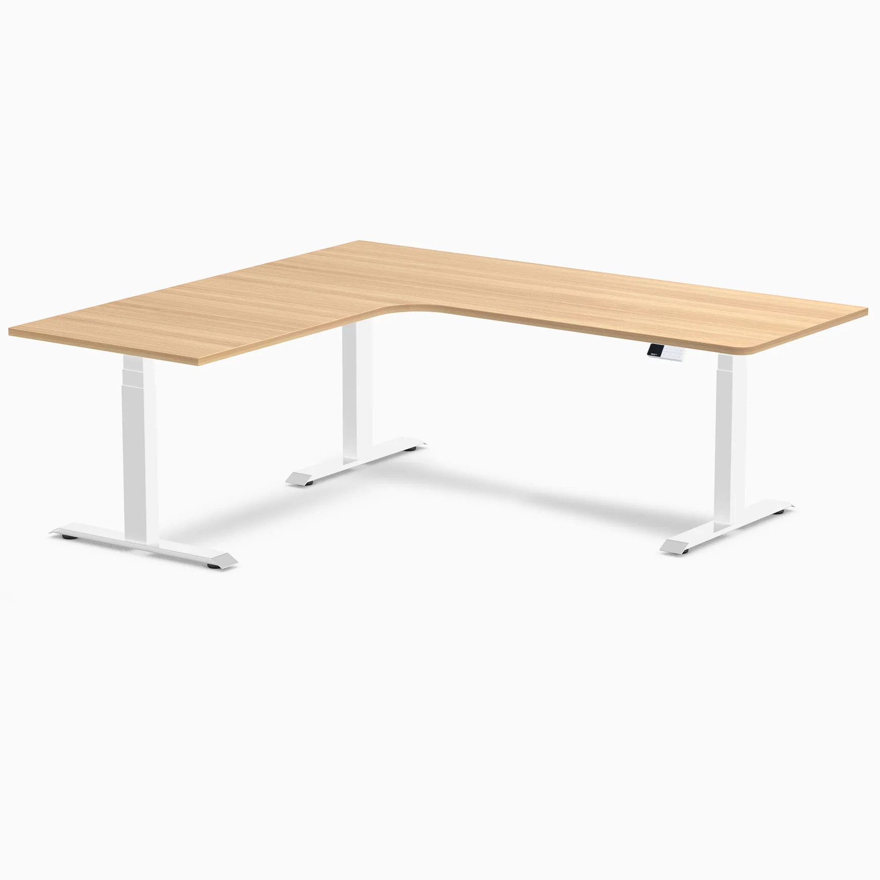 Desky L-Shape Melamine Sit Stand Desk - Image 146