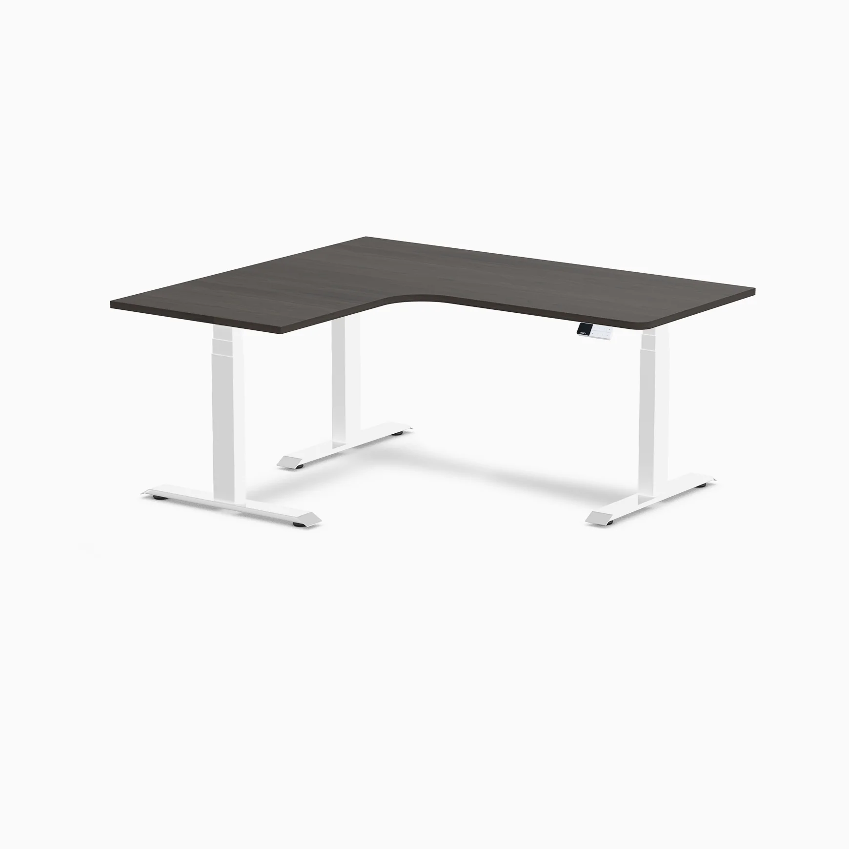 Desky L-Shape Melamine Sit Stand Desk - Image 149