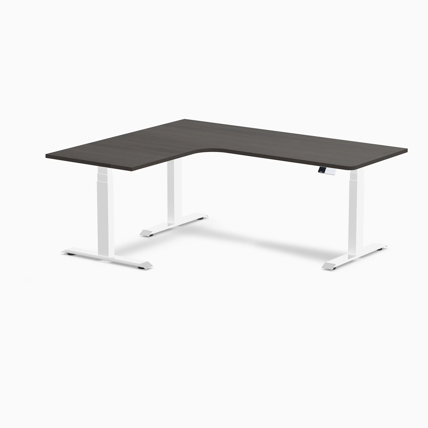 Desky L-Shape Melamine Sit Stand Desk - Image 152