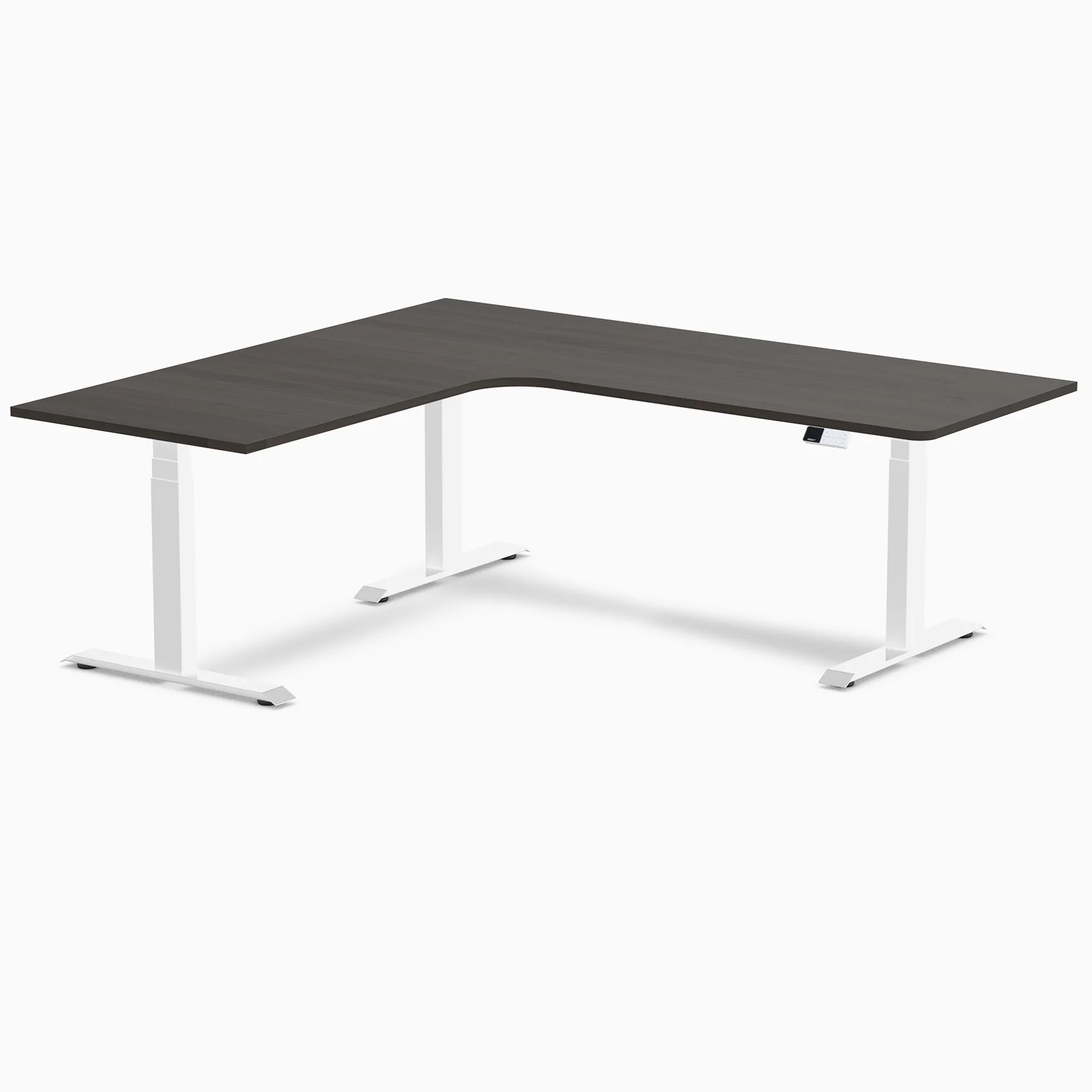 Desky L-Shape Melamine Sit Stand Desk - Image 155