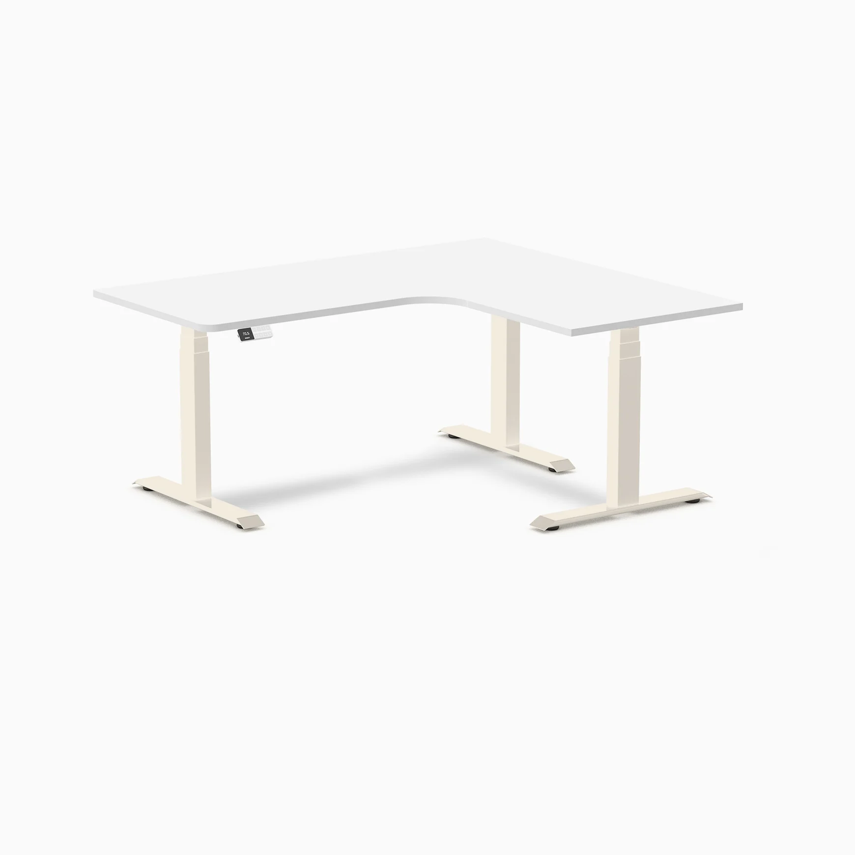 Desky L-Shape Melamine Sit Stand Desk - Image 167