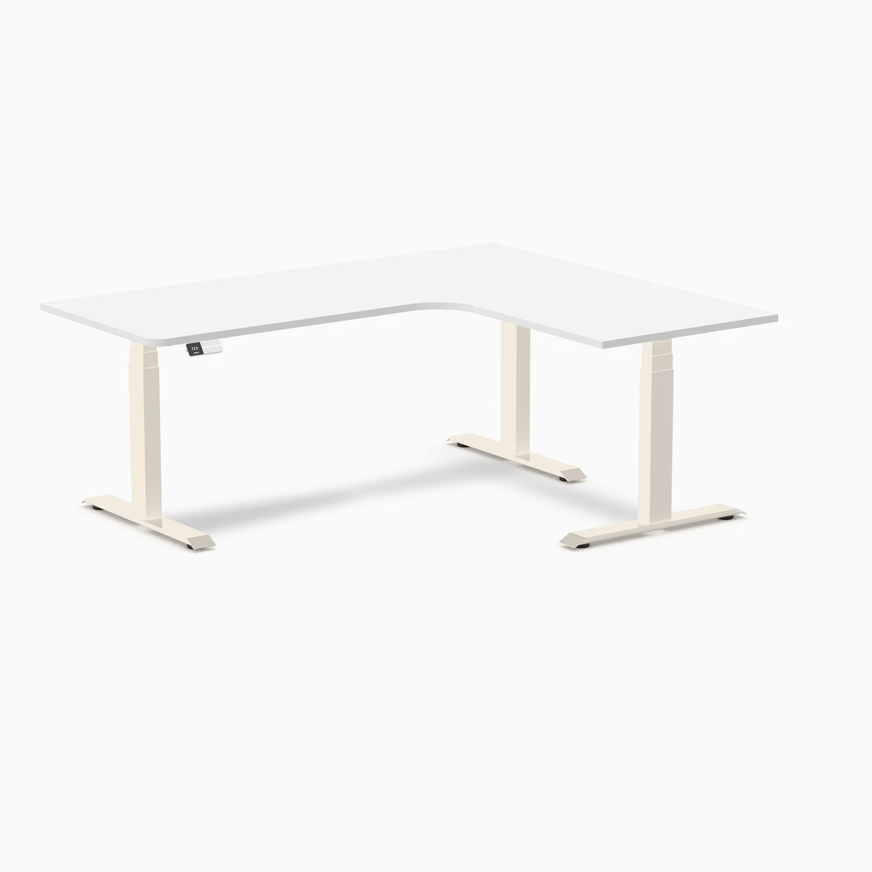 Desky L-Shape Melamine Sit Stand Desk - Image 169