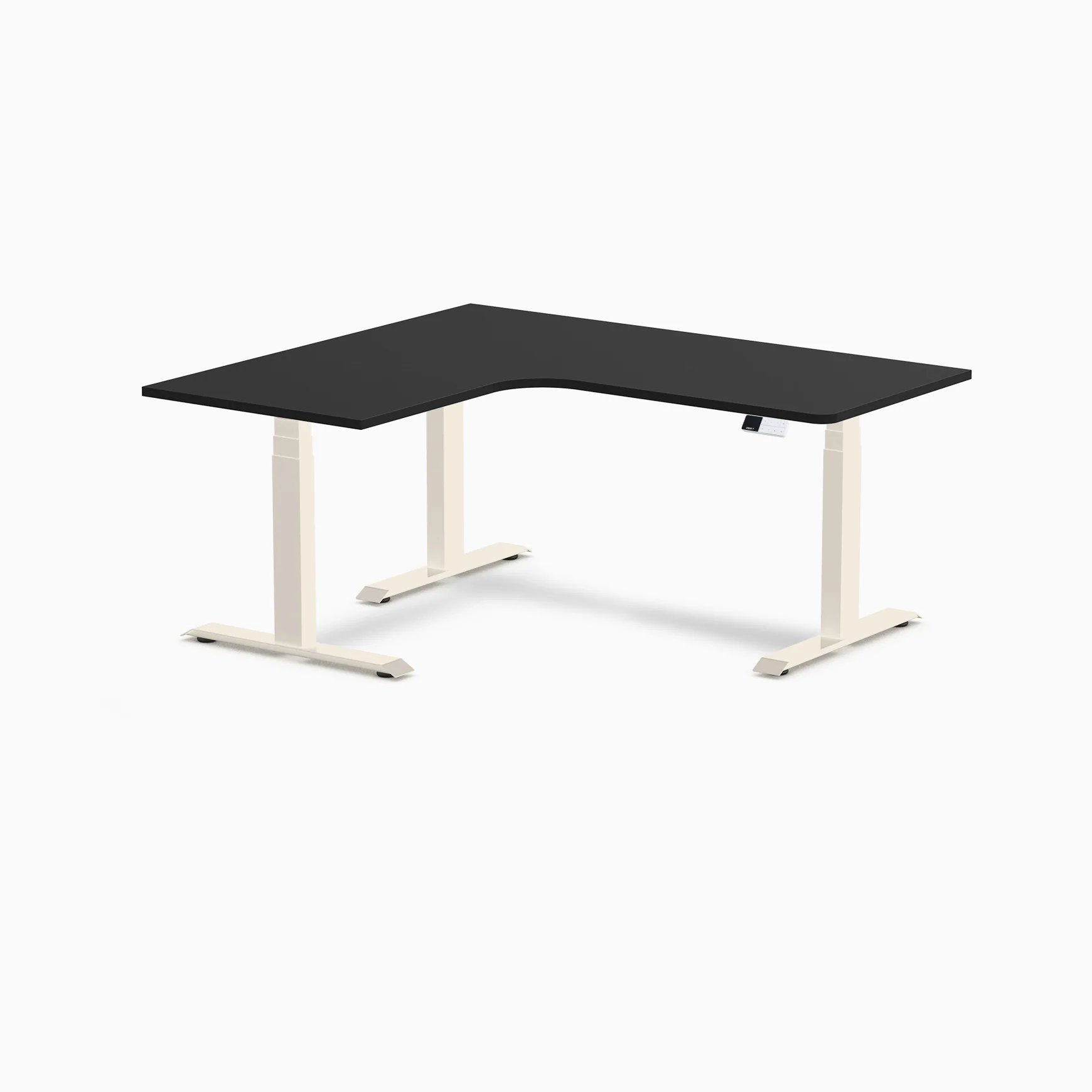 Desky L-Shape Melamine Sit Stand Desk - Image 172