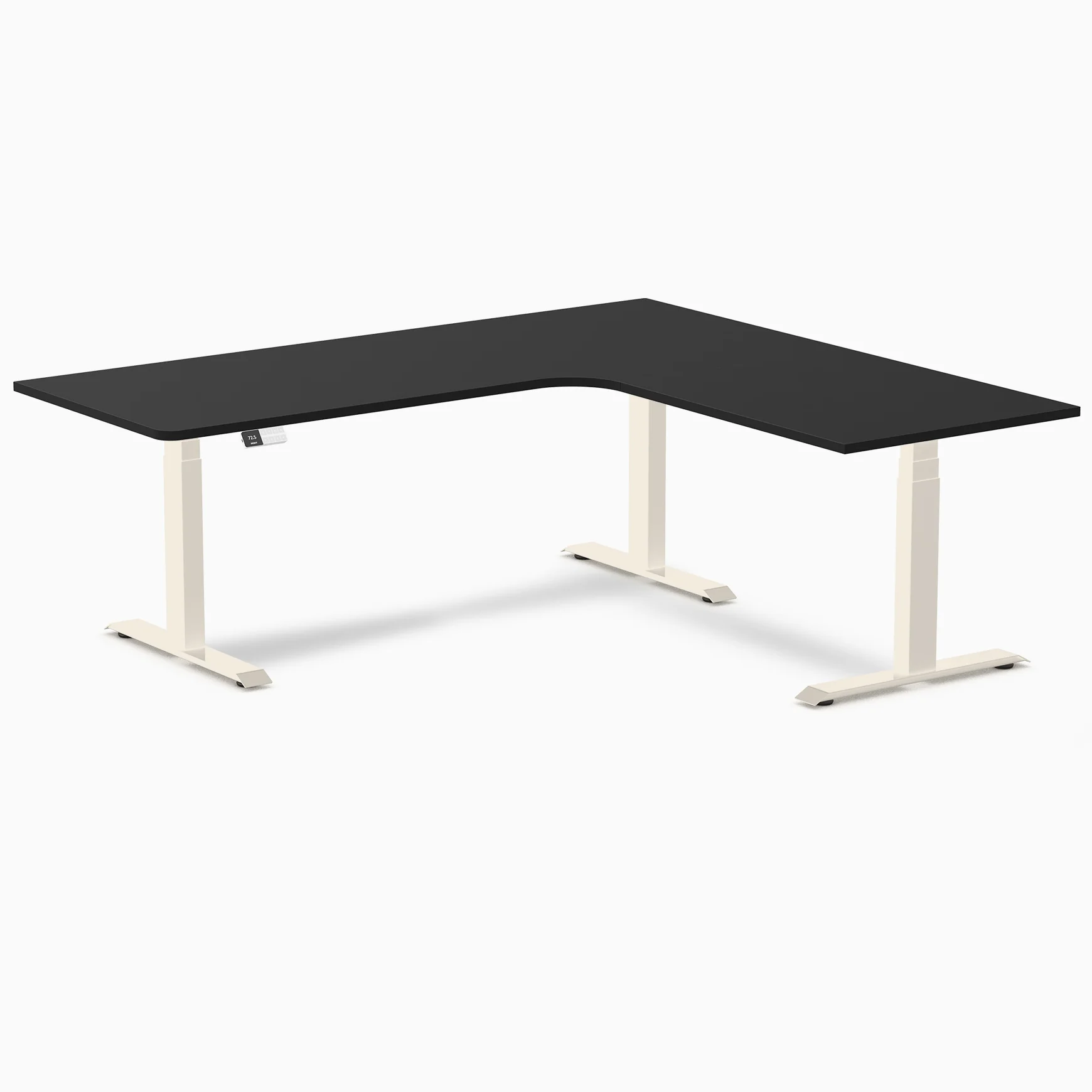 Desky L-Shape Melamine Sit Stand Desk - Image 177